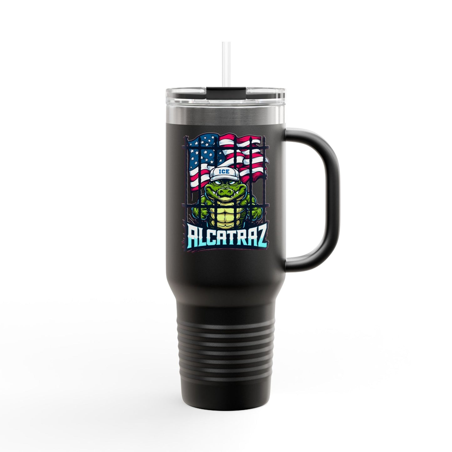 Alcatraz Travel Mug, 40oz Insulated Cup for Coffee Lovers, Travel Gear, Gift for Her, Perfect for Road Trips