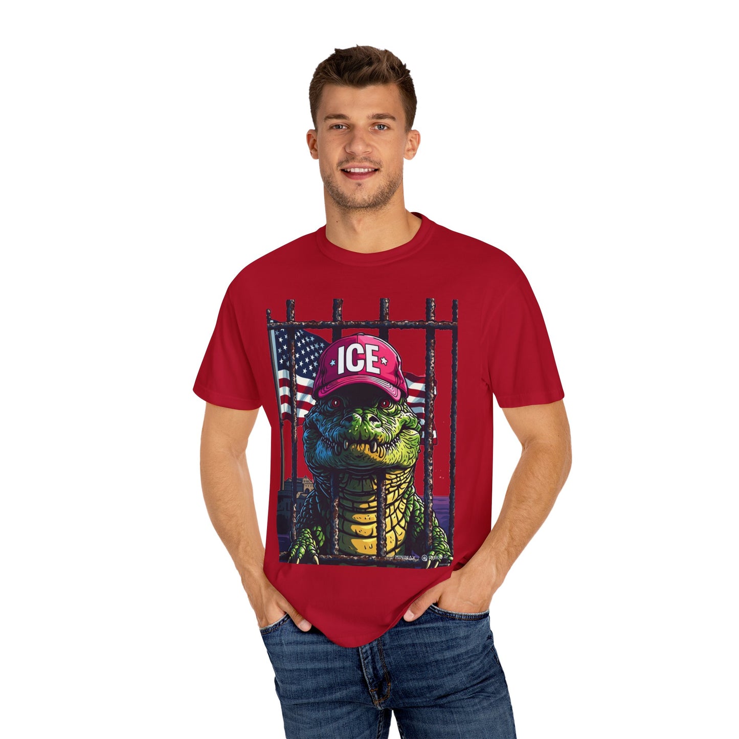 Gator Tee, Cool Alligator T-Shirt,maga Fun Statement Top