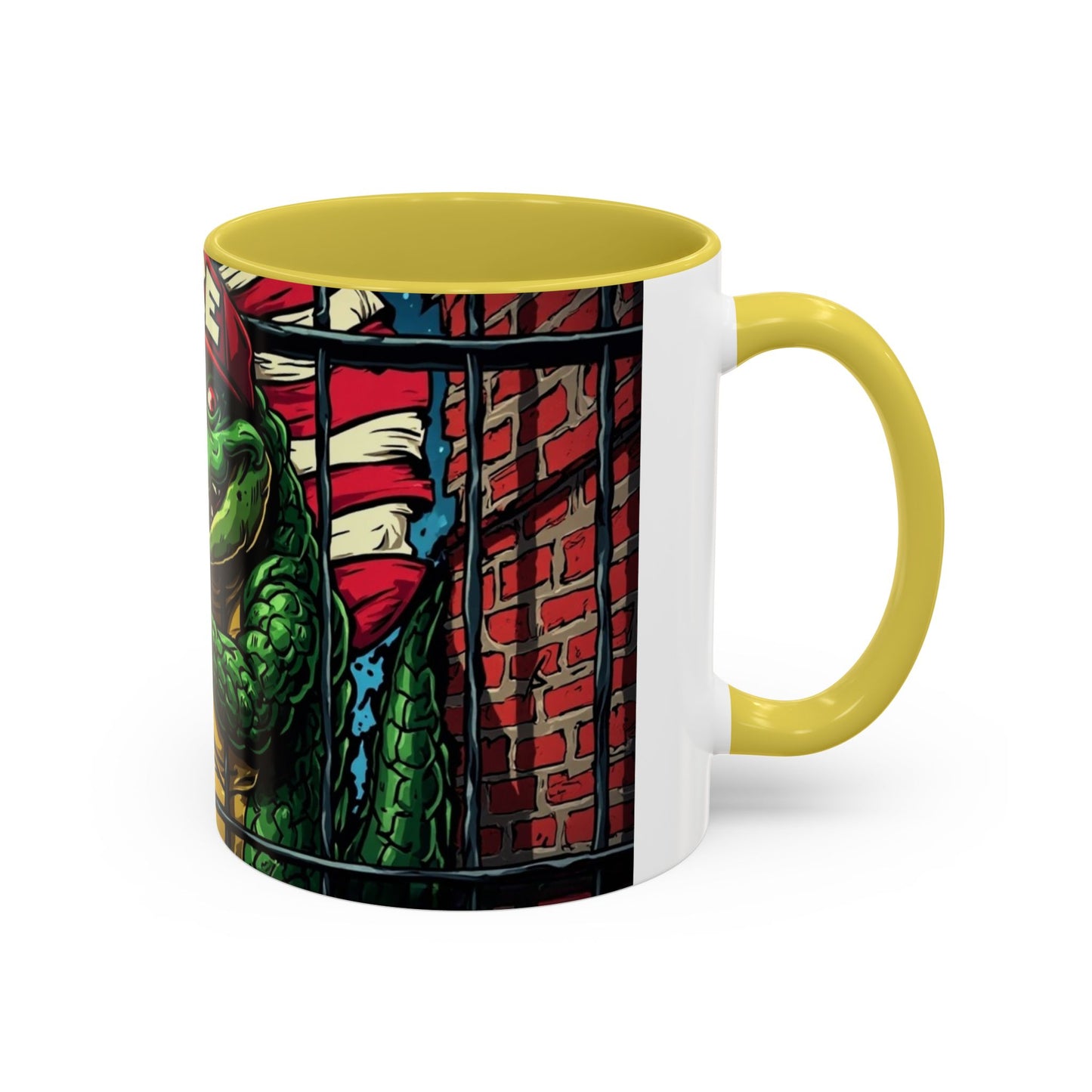 Colorful Graphic Mugs, Unique Coffee Mugs, Fun Mugs for Gifting, Artful Mugs for Collectors,