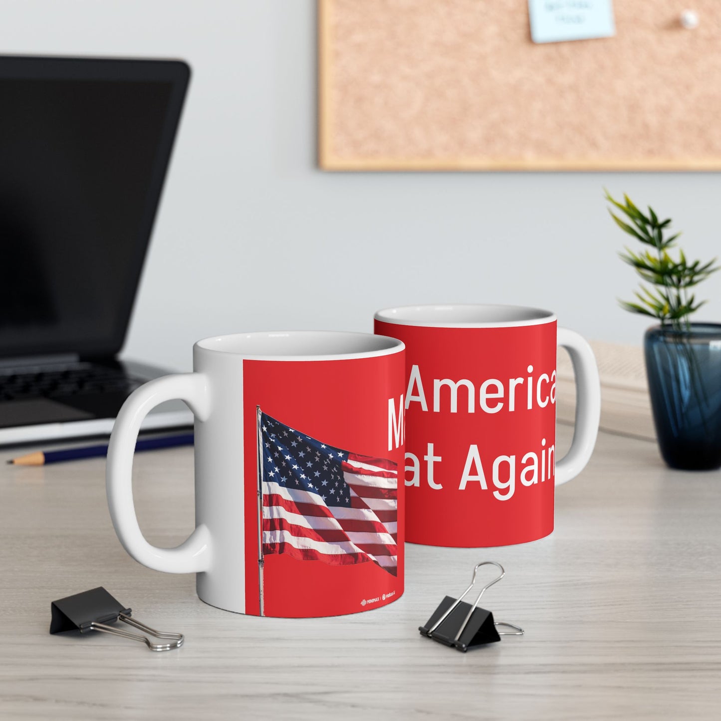 Patriotic Ceramic Mug - Make America Great Again Coffee Cup