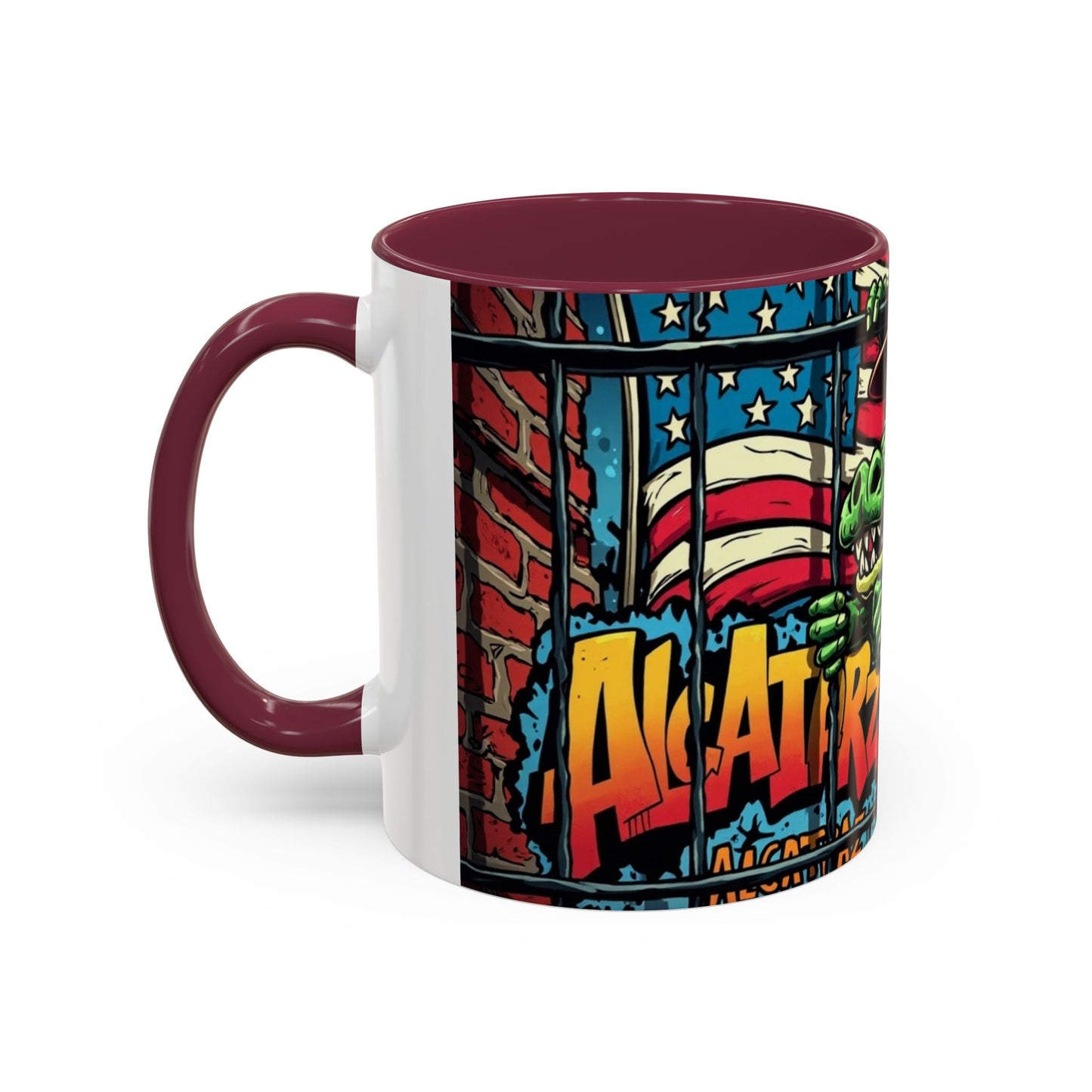 Colorful Graphic Mugs, Unique Coffee Mugs, Fun Mugs for Gifting, Artful Mugs for Collectors,