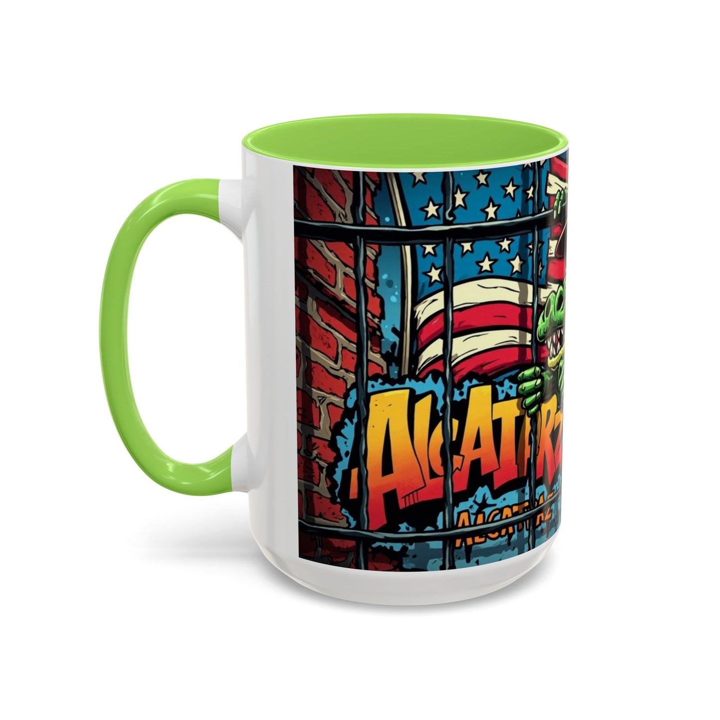 Colorful Graphic Mugs, Unique Coffee Mugs, Fun Mugs for Gifting, Artful Mugs for Collectors,