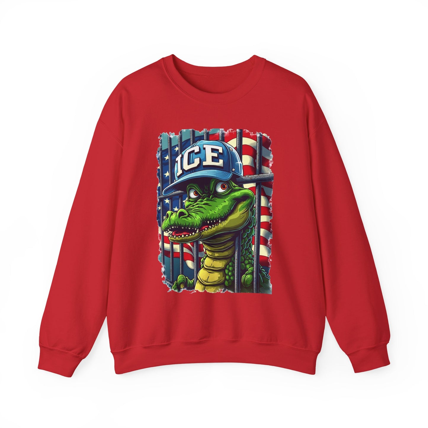 Cool Croc Sweatshirt, Unisex Pullover, Graphic Sweatshirt, Casual Wear, Gift for Friends