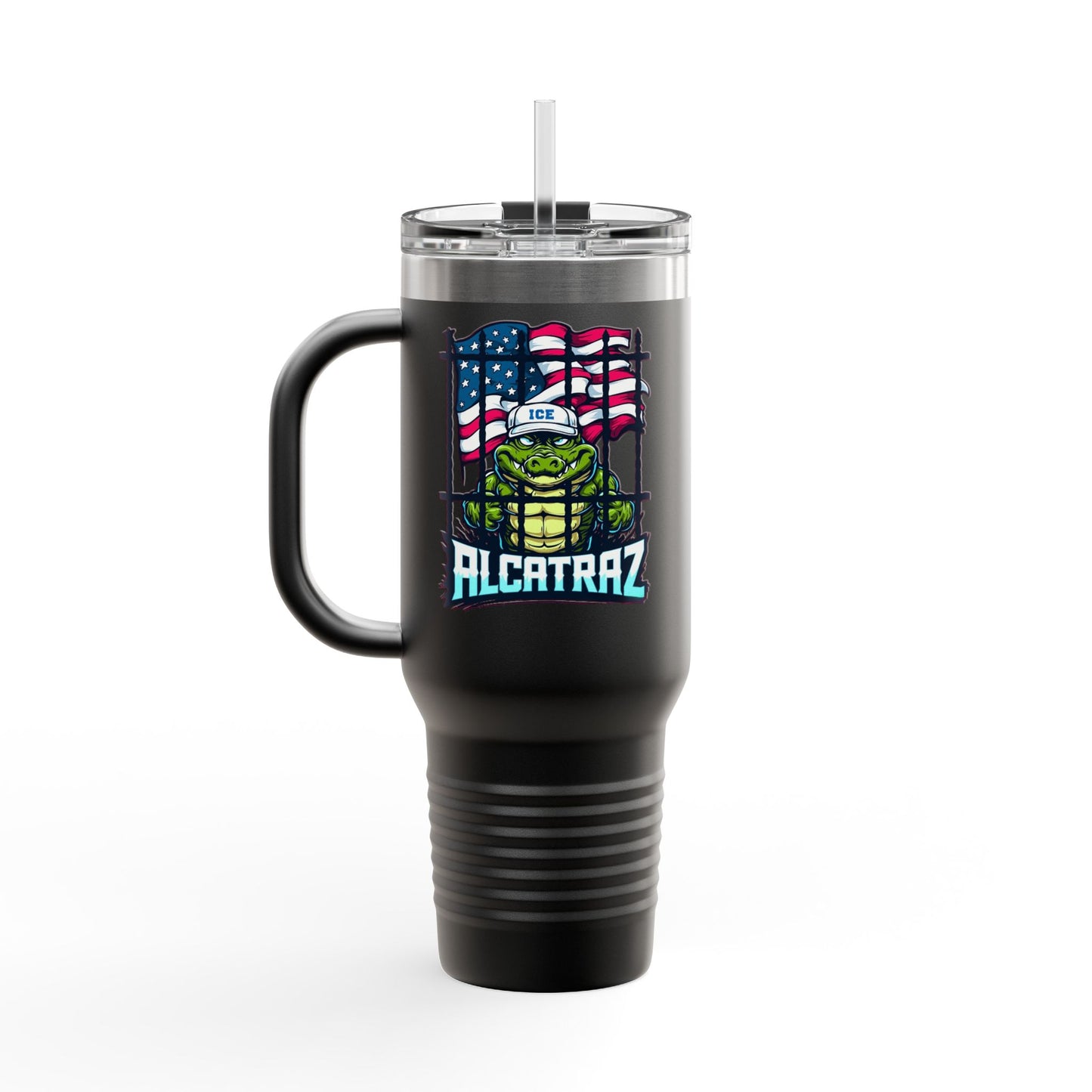 Alcatraz Travel Mug, 40oz Insulated Cup for Coffee Lovers, Travel Gear, Gift for Her, Perfect for Road Trips
