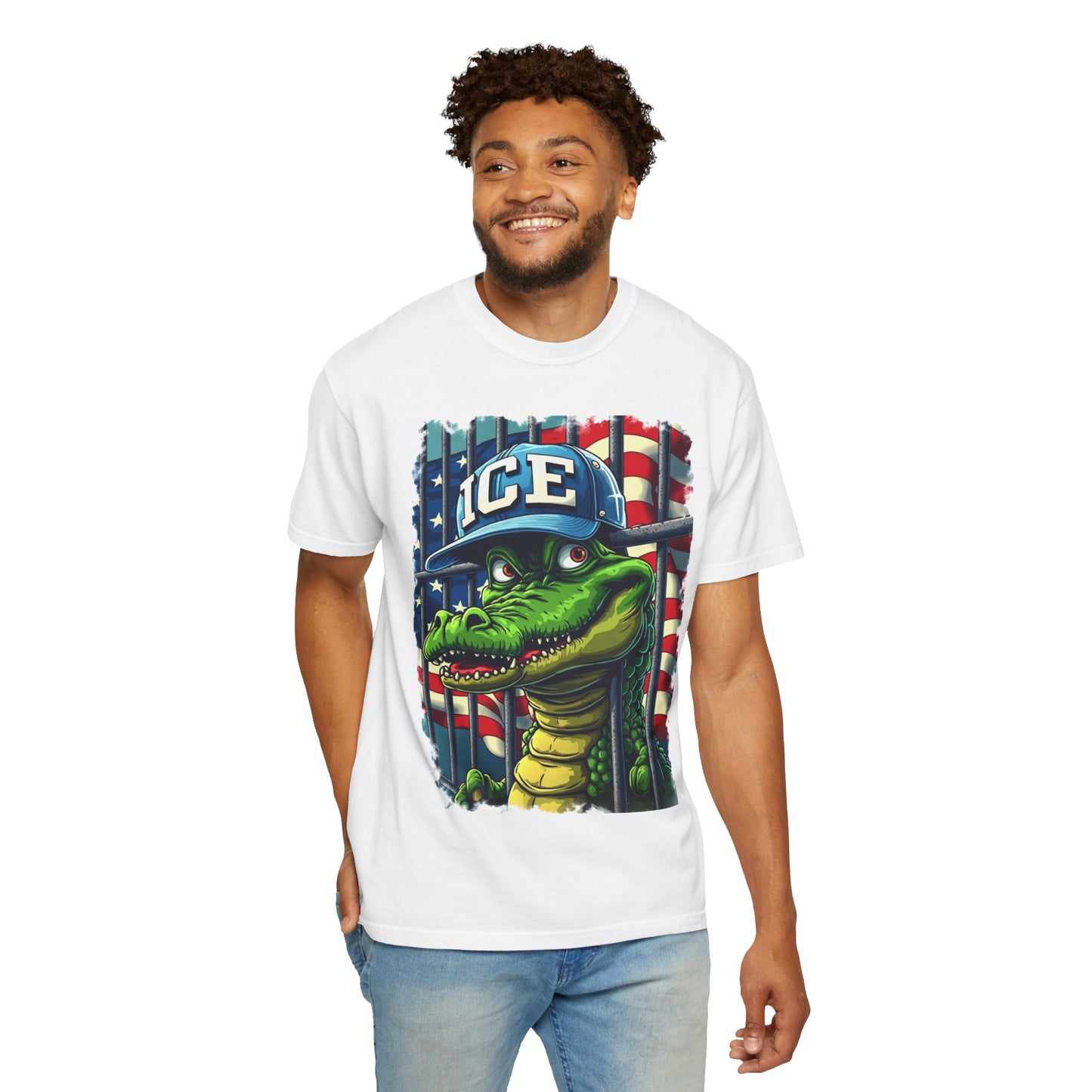 Alligator Tee, Unisex Graphic T-Shirt, Summer Shirt,