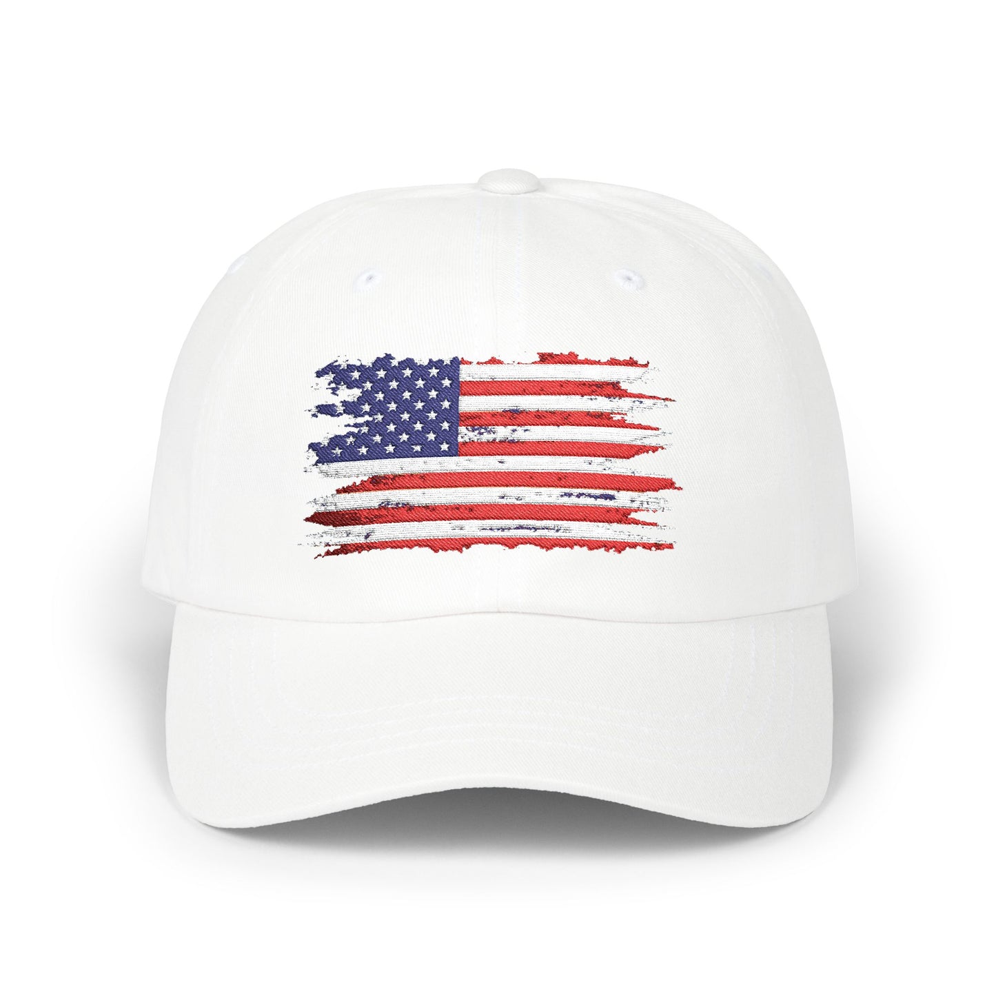 Patriotic Classic Dad Cap, Casual Summer Hat, USA Flag Cap, Gift for Dads, Outdoor Activities,