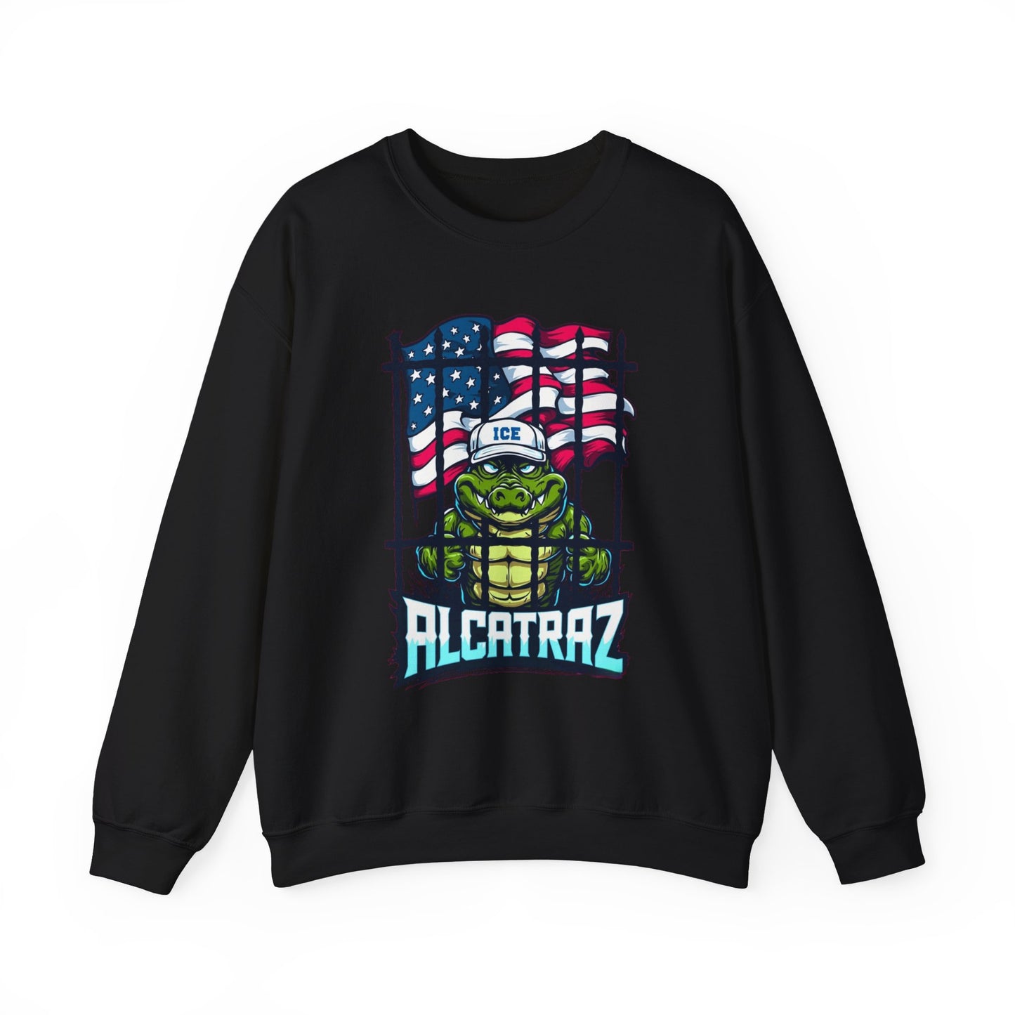 Fun Alcatraz Sweatshirt, Unisex Casual Wear, Gift for Friends, Comfortable Layering, Perfect for Holidays