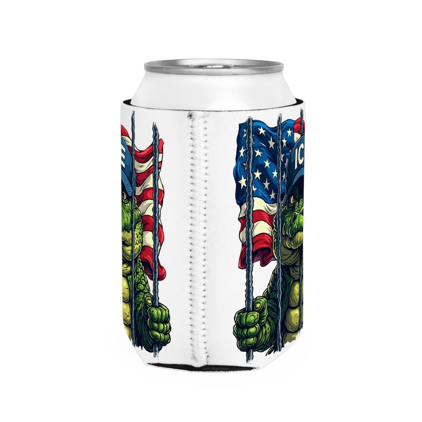 MAGA Can Cooler Sleeve, Ice-Capable Beverage Insulator, Patriotic Gift, BBQ Accessory,