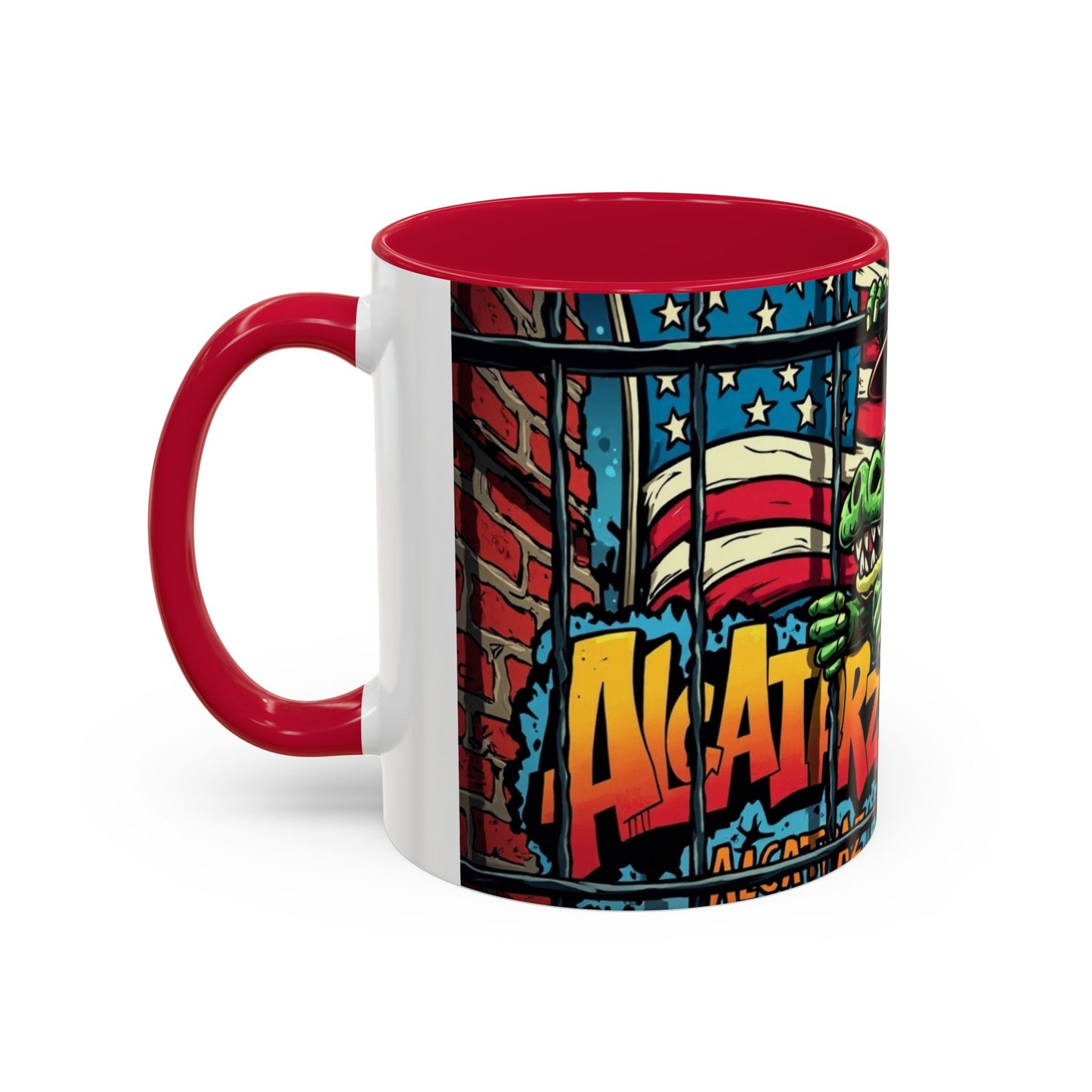 Colorful Graphic Mugs, Unique Coffee Mugs, Fun Mugs for Gifting, Artful Mugs for Collectors,