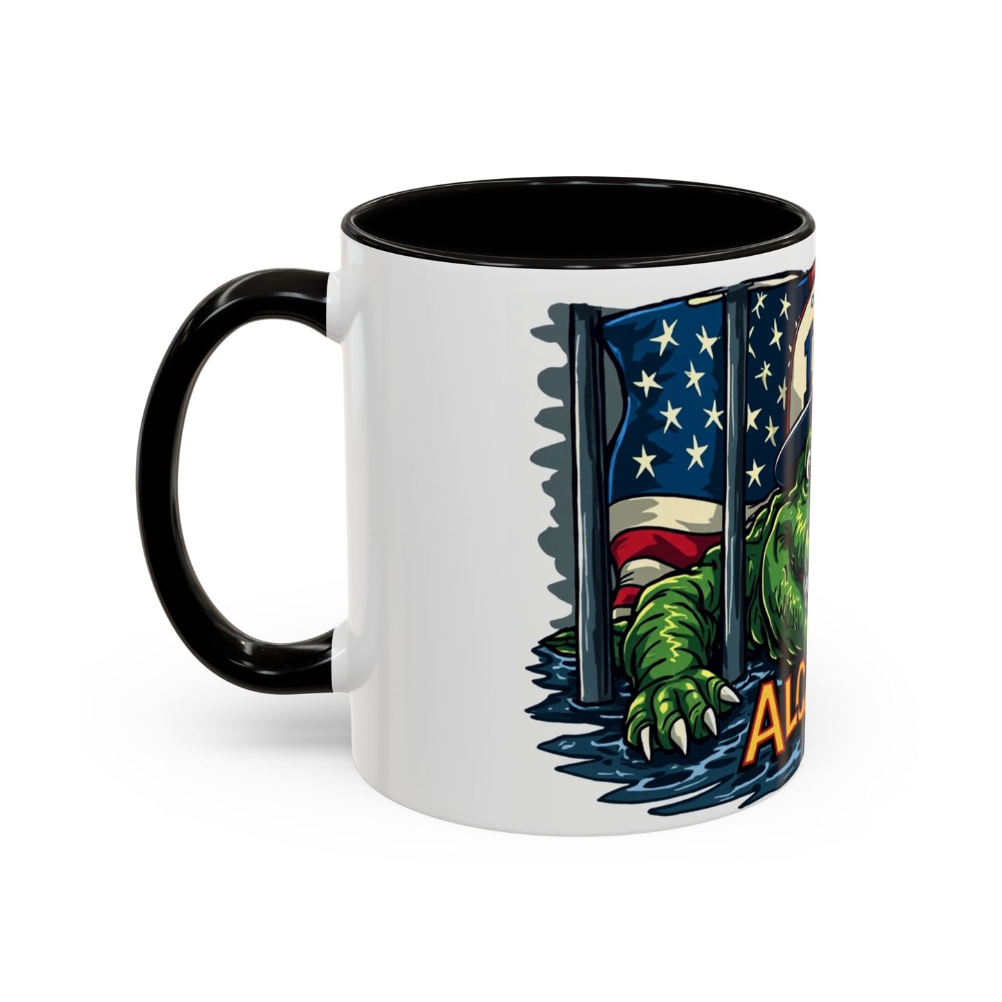 Colorful Alcatraz Croc Mug | Fun Drinkware for Beach Lovers, Unique Gift for Friends, Coffee Cup, Travel Mug, Summer Vibes