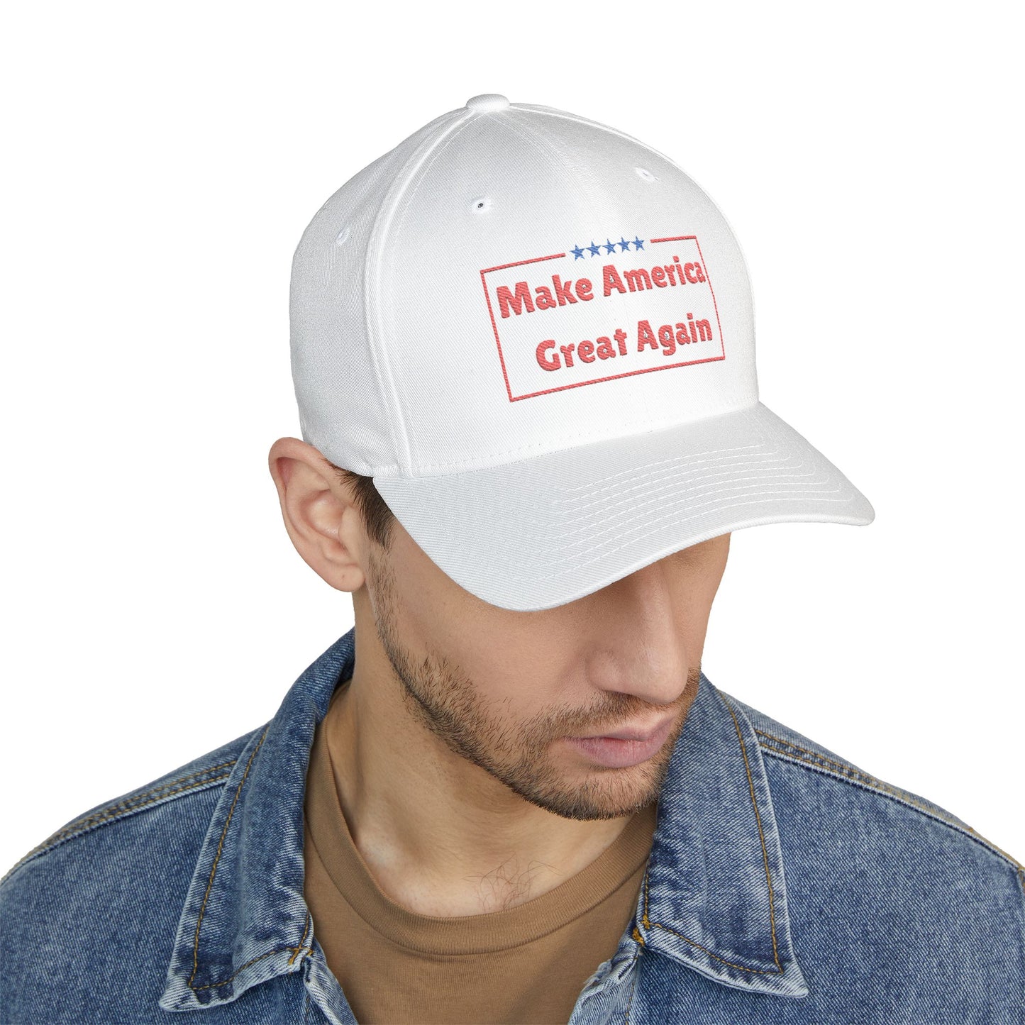Embroided America Great Again Cap, Structured Baseball Cap, Patriotic Accessories, Gift for Supporters, Outdoor Gear