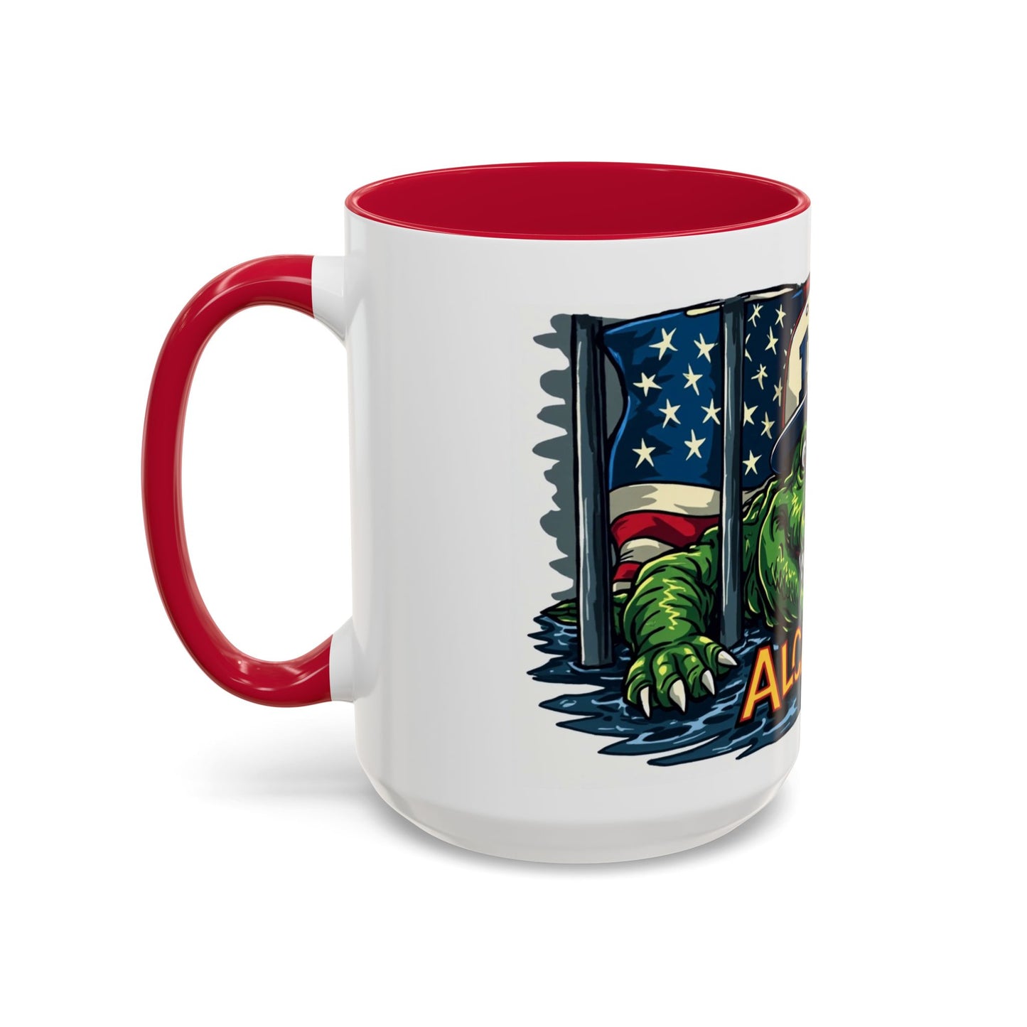 Colorful Alcatraz Croc Mug | Fun Drinkware for Beach Lovers, Unique Gift for Friends, Coffee Cup, Travel Mug, Summer Vibes