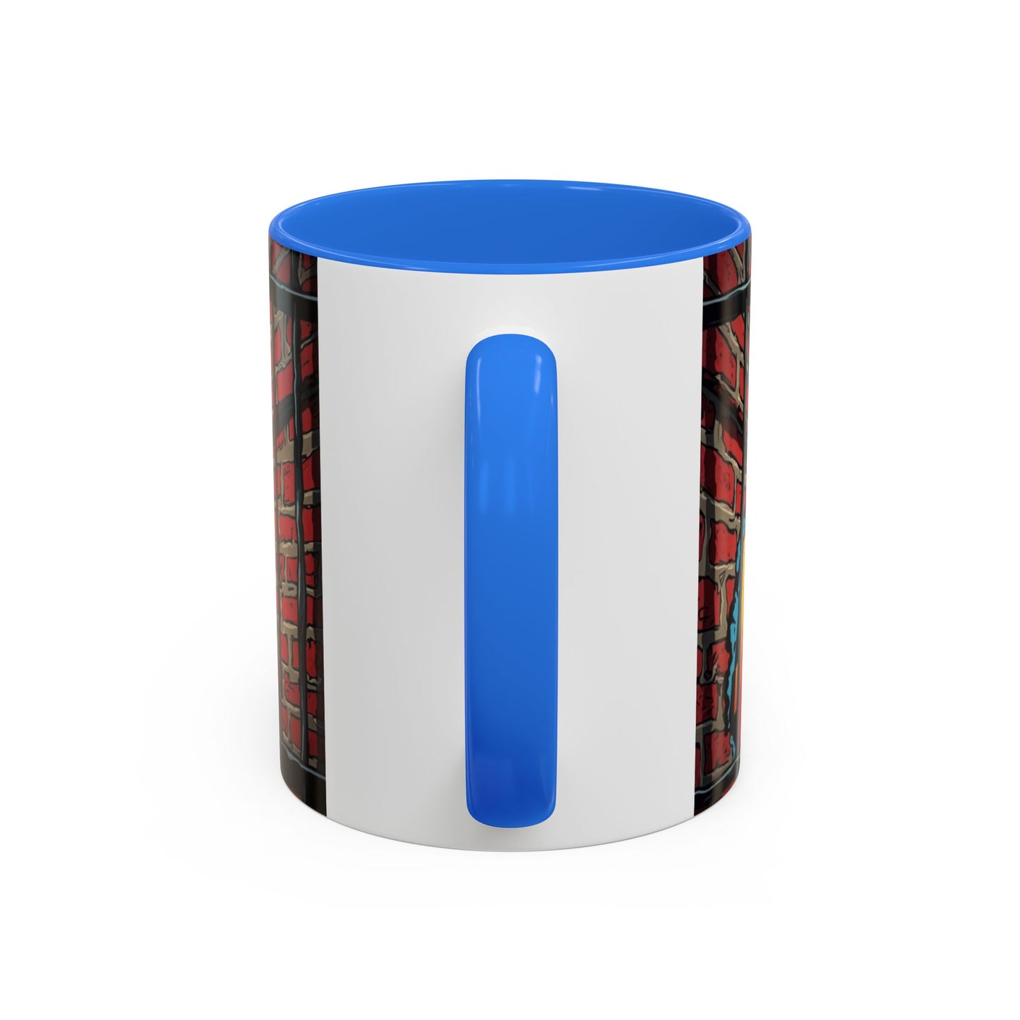 Colorful Graphic Mugs, Unique Coffee Mugs, Fun Mugs for Gifting, Artful Mugs for Collectors,