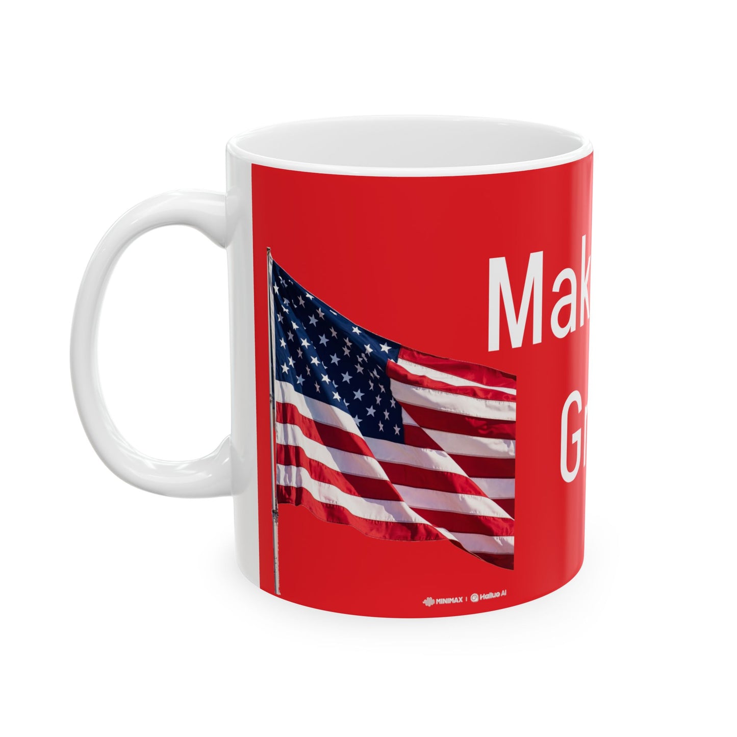Patriotic Ceramic Mug - Make America Great Again Coffee Cup