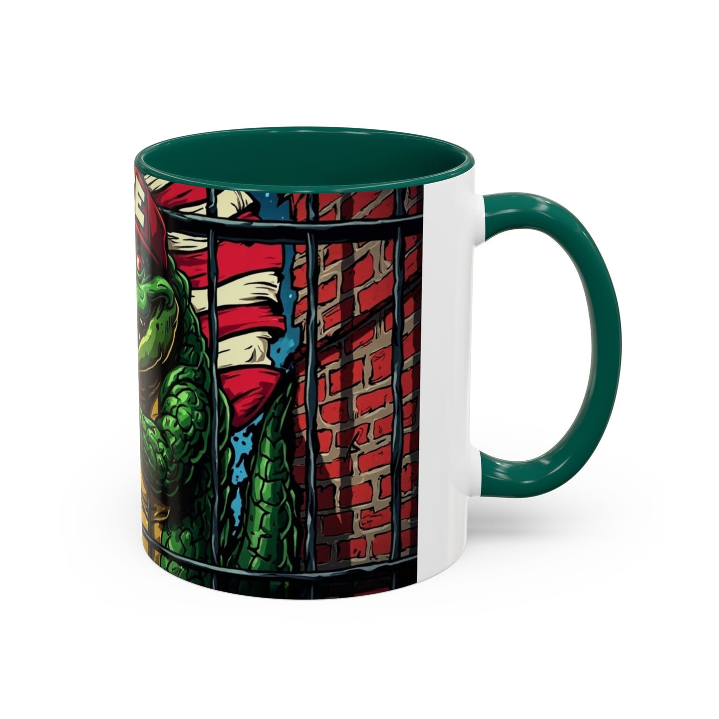 Colorful Graphic Mugs, Unique Coffee Mugs, Fun Mugs for Gifting, Artful Mugs for Collectors,