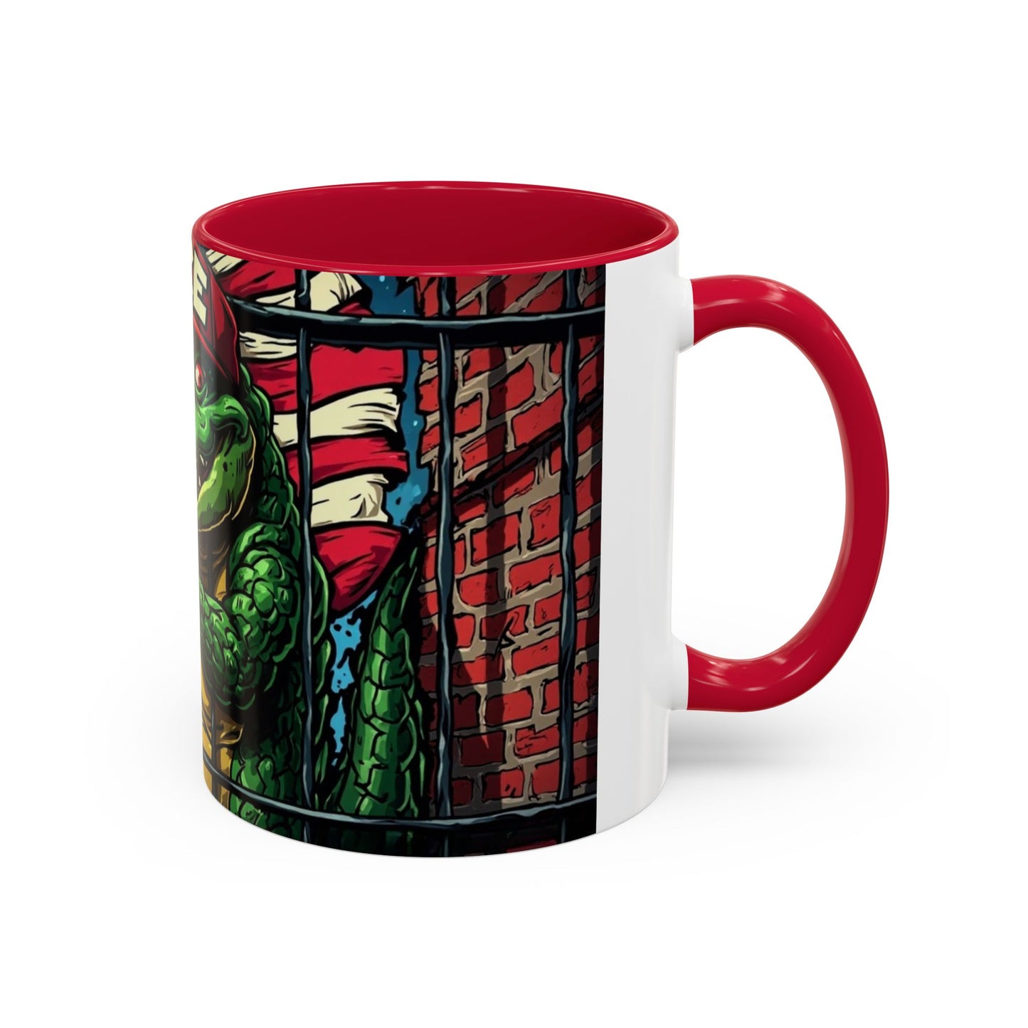 Colorful Graphic Mugs, Unique Coffee Mugs, Fun Mugs for Gifting, Artful Mugs for Collectors,