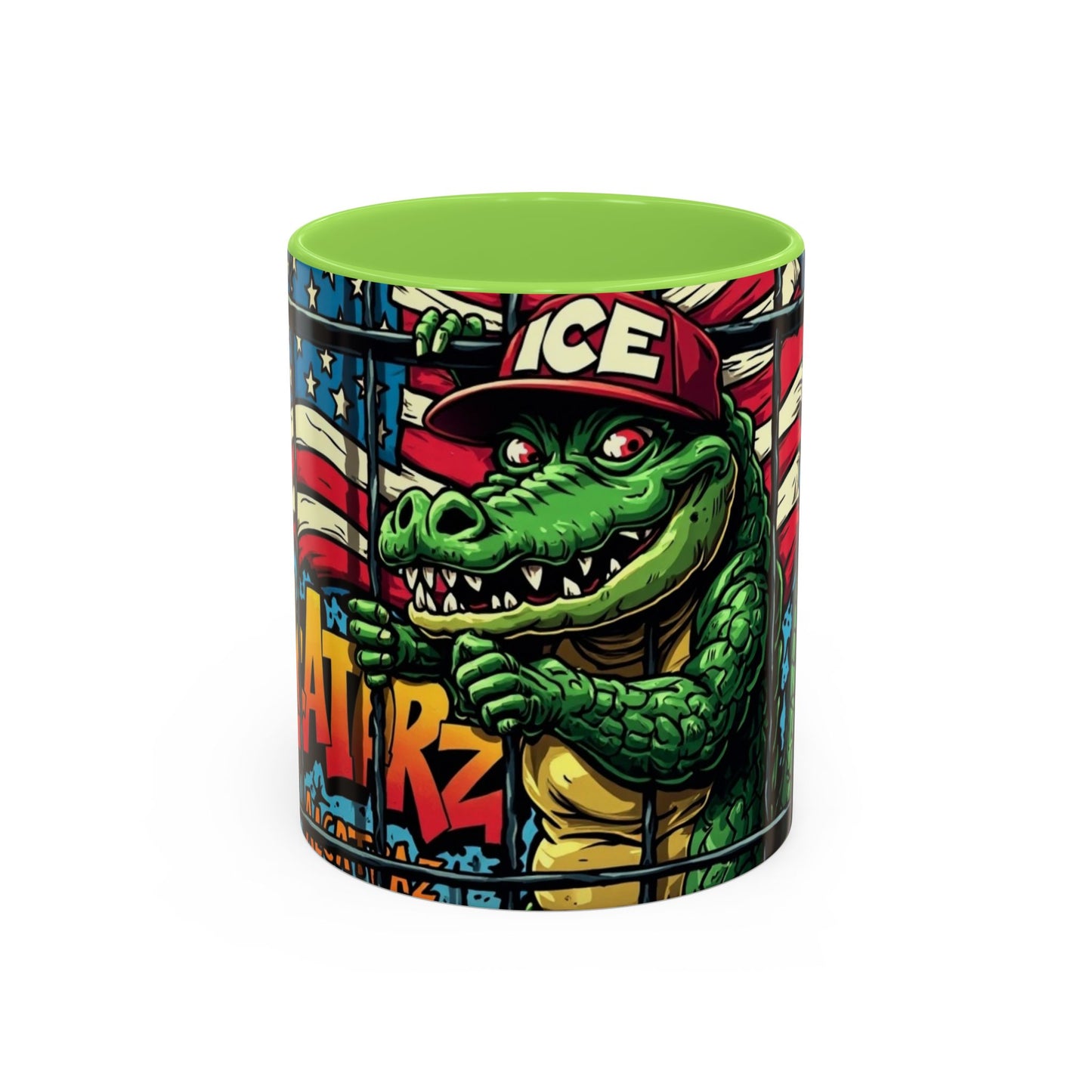 Colorful Graphic Mugs, Unique Coffee Mugs, Fun Mugs for Gifting, Artful Mugs for Collectors,