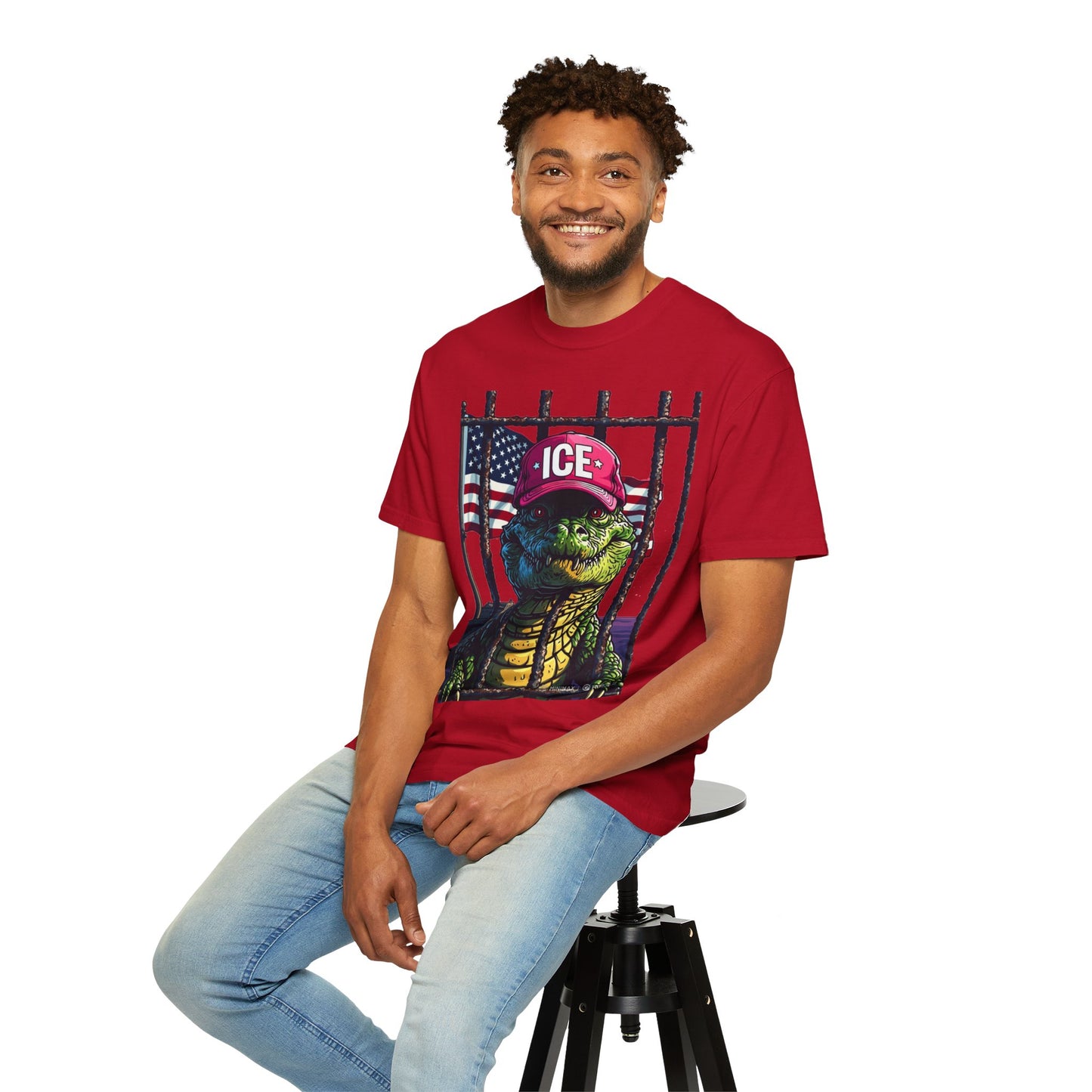 Gator Tee, Cool Alligator T-Shirt,maga Fun Statement Top