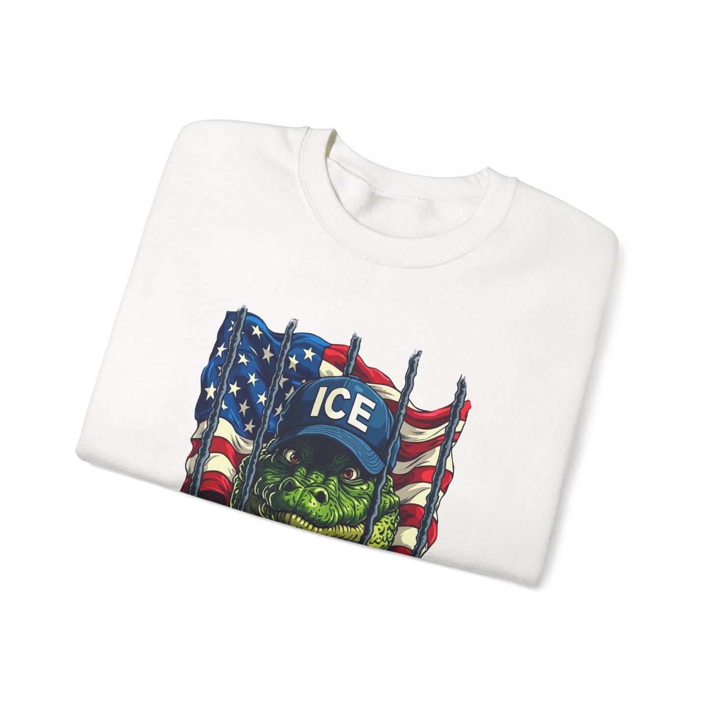 Patriotic Sweatshirt, Unisex Crewneck, Ice Supporter