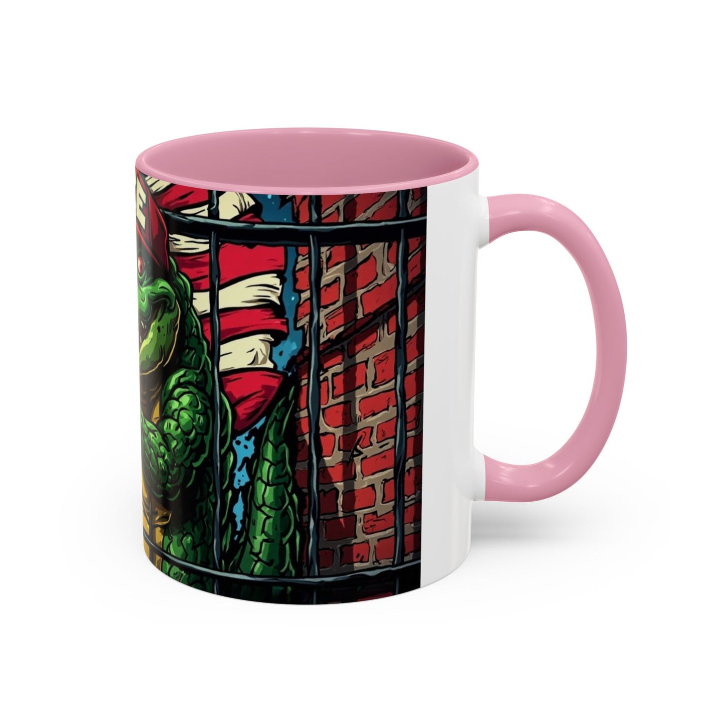 Colorful Graphic Mugs, Unique Coffee Mugs, Fun Mugs for Gifting, Artful Mugs for Collectors,