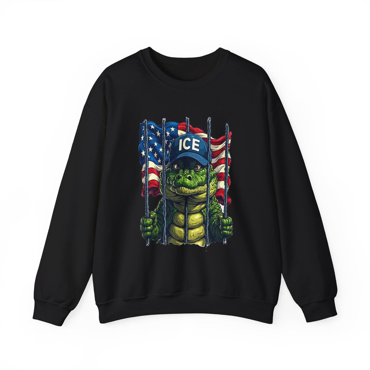 Patriotic Sweatshirt, Unisex Crewneck, Ice Supporter