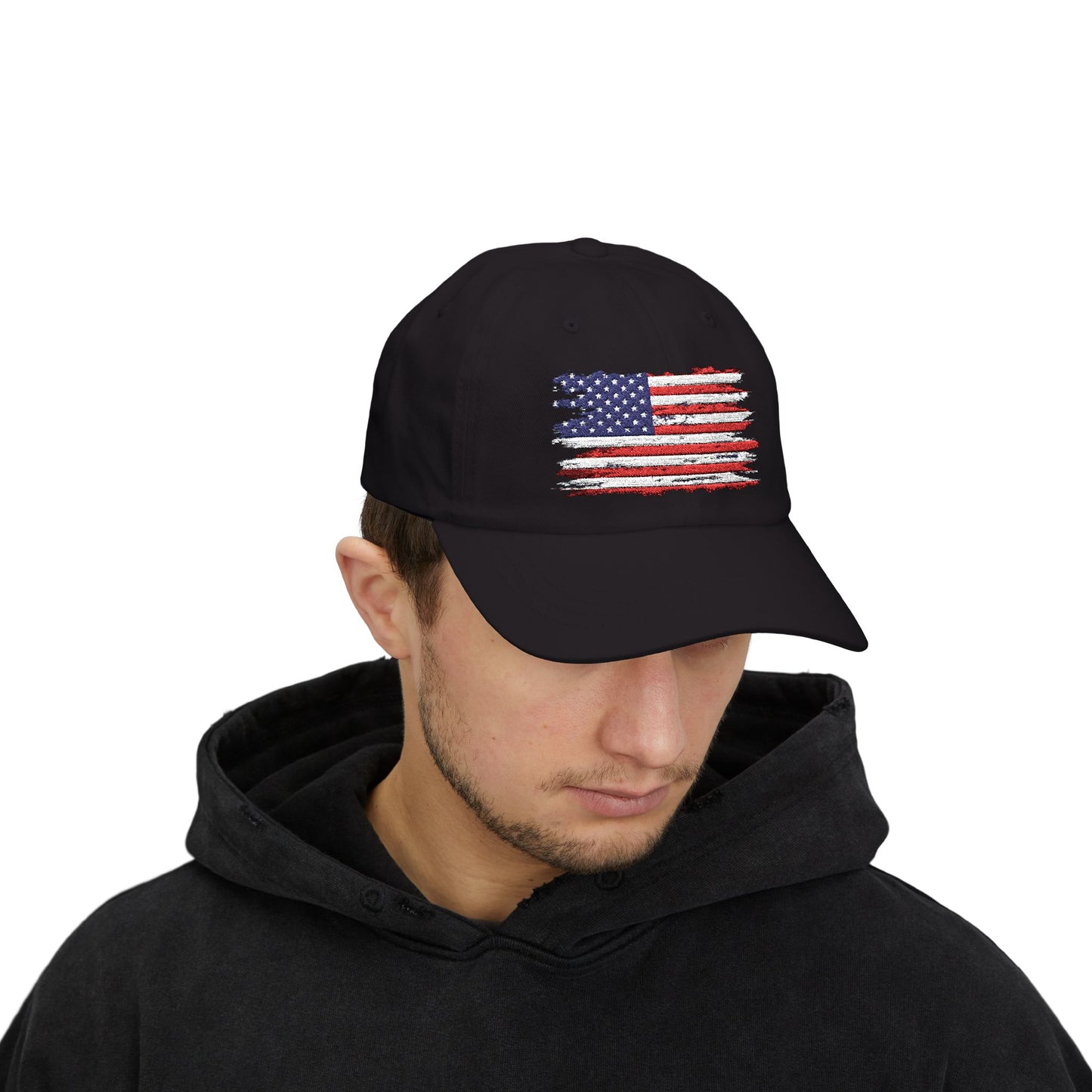Patriotic Classic Dad Cap, Casual Summer Hat, USA Flag Cap, Gift for Dads, Outdoor Activities,