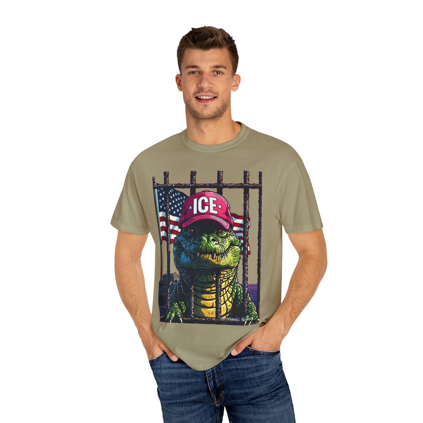 Gator Tee, Cool Alligator T-Shirt,maga Fun Statement Top