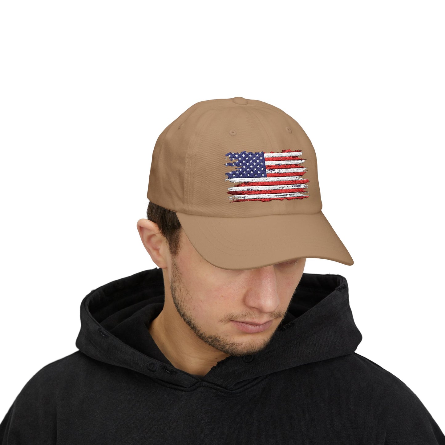 Patriotic Classic Dad Cap, Casual Summer Hat, USA Flag Cap, Gift for Dads, Outdoor Activities,
