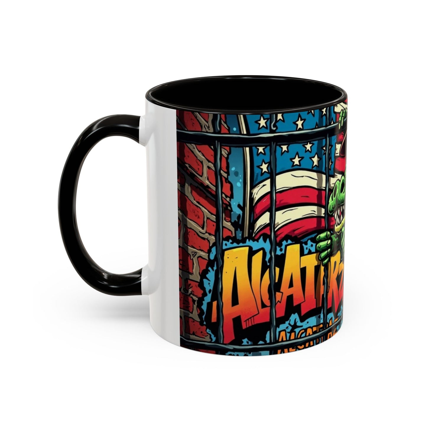 Colorful Graphic Mugs, Unique Coffee Mugs, Fun Mugs for Gifting, Artful Mugs for Collectors,