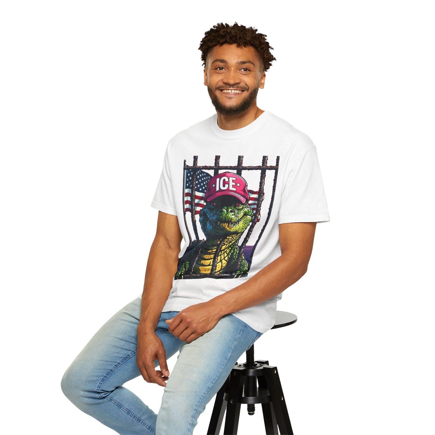 Gator Tee, Cool Alligator T-Shirt,maga Fun Statement Top