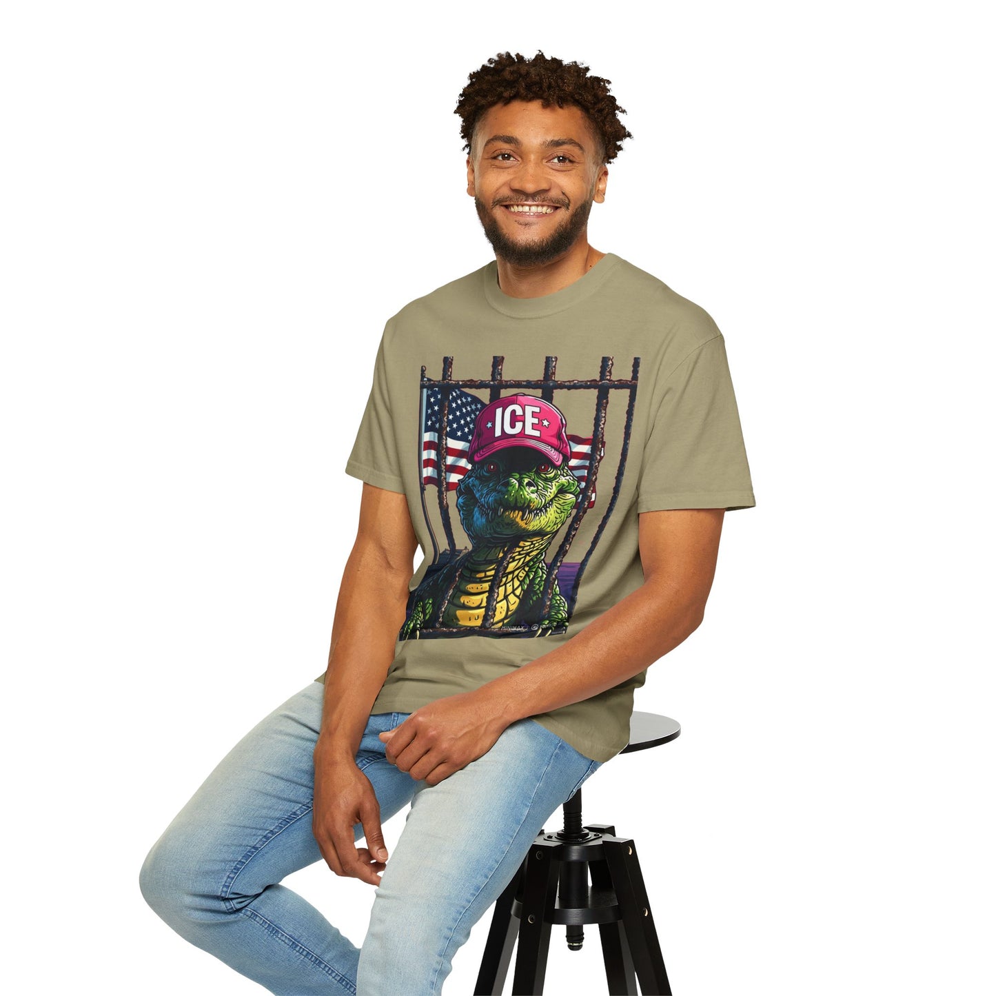 Gator Tee, Cool Alligator T-Shirt,maga Fun Statement Top