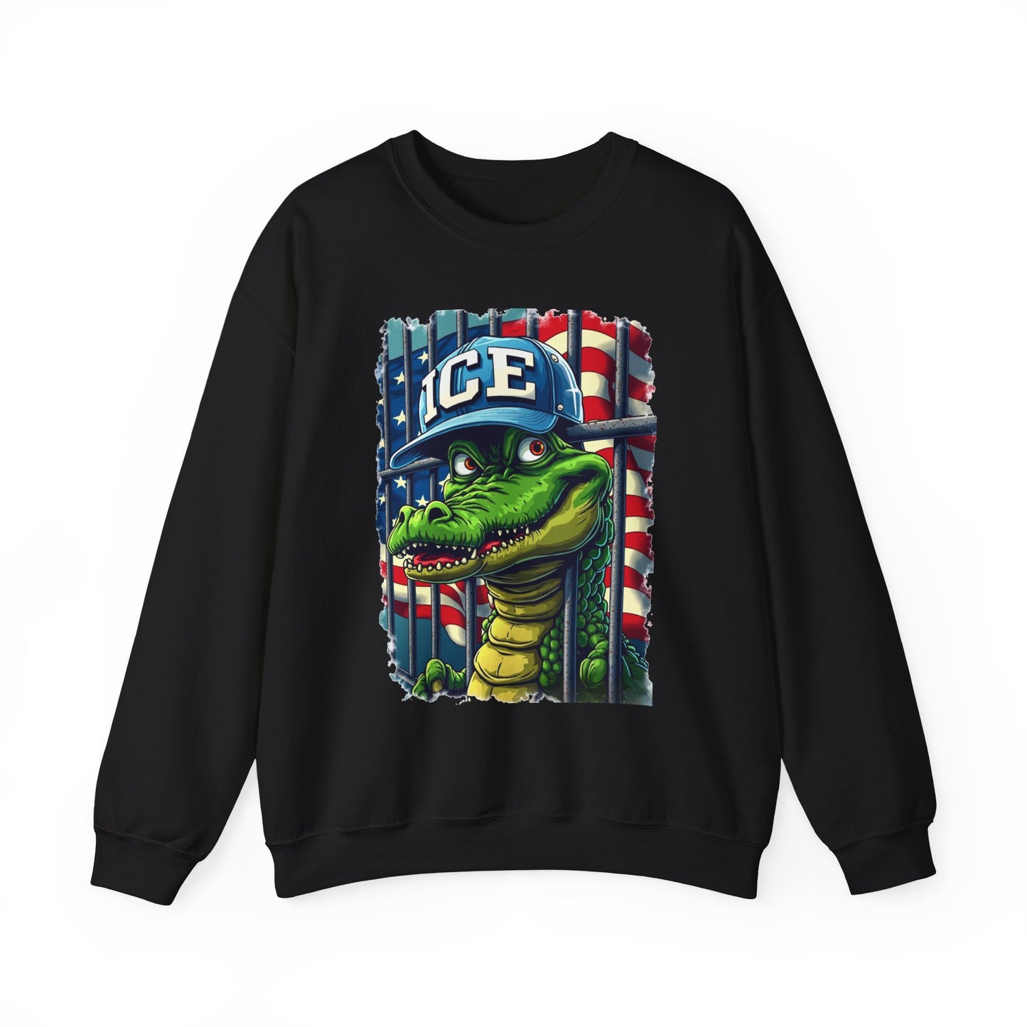 Cool Croc Sweatshirt, Unisex Pullover, Graphic Sweatshirt, Casual Wear, Gift for Friends