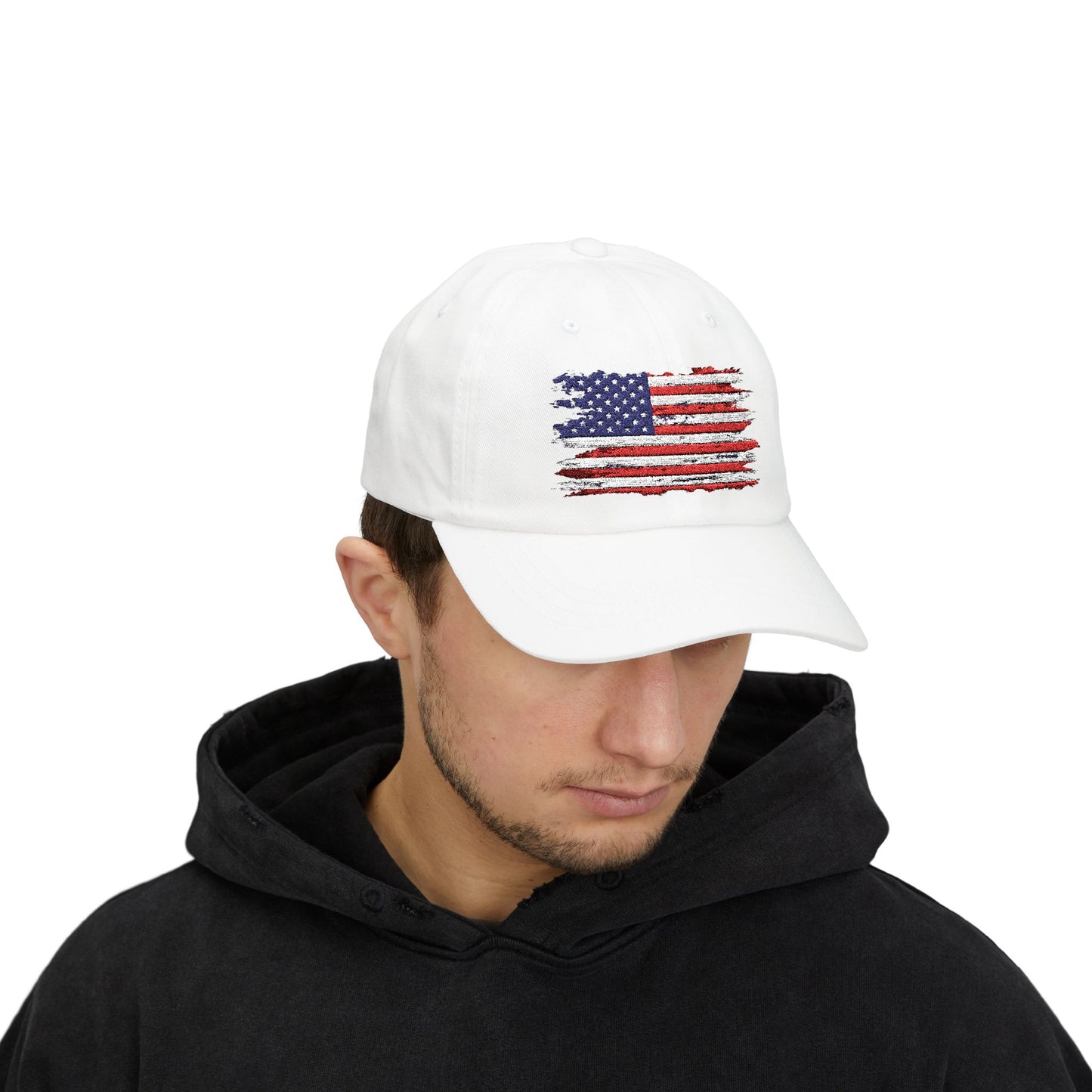 Patriotic Classic Dad Cap, Casual Summer Hat, USA Flag Cap, Gift for Dads, Outdoor Activities,