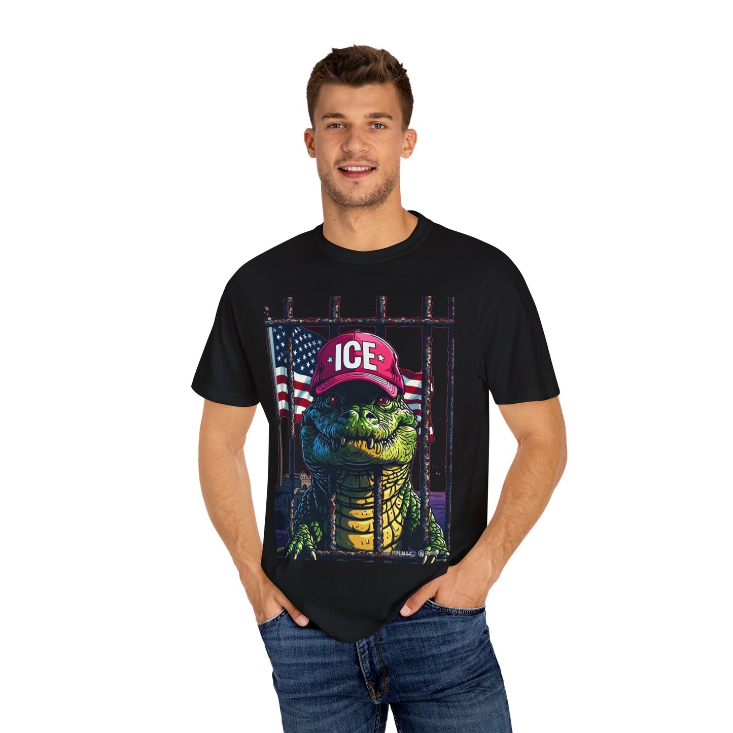 Gator Tee, Cool Alligator T-Shirt,maga Fun Statement Top