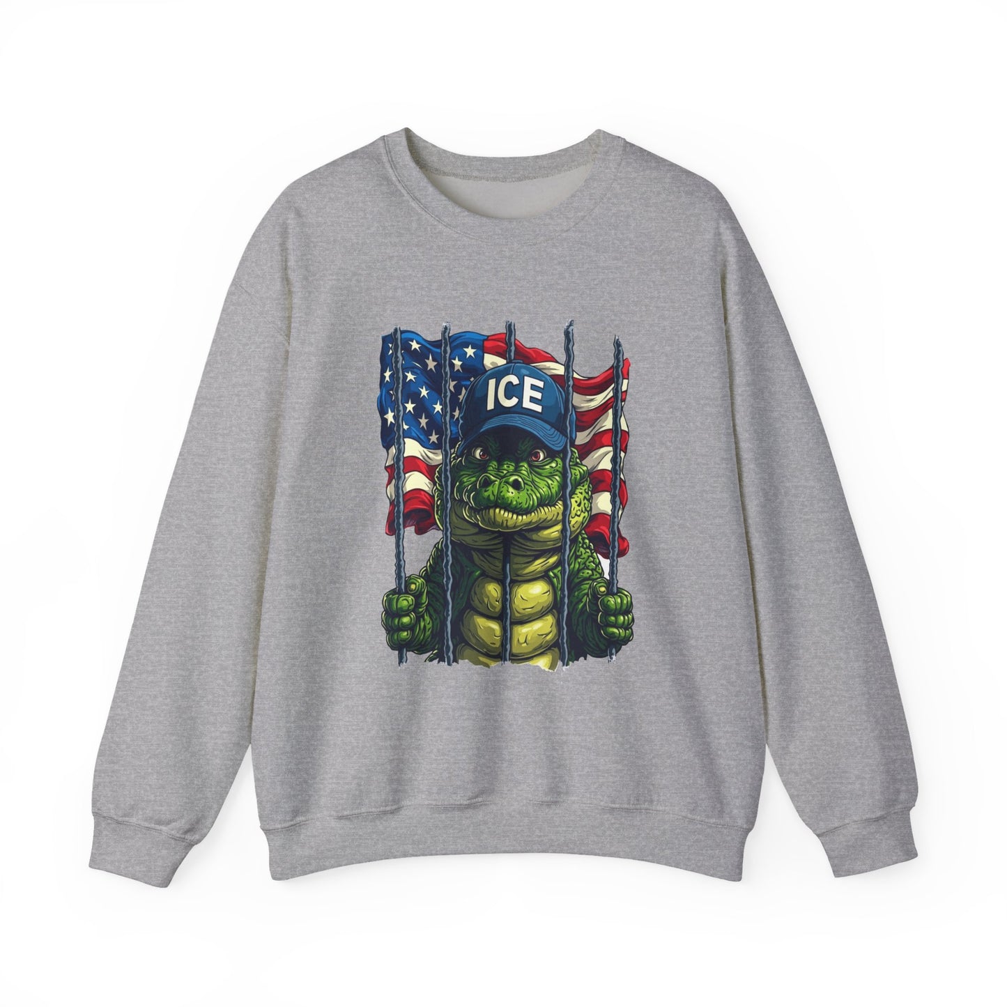 Patriotic Sweatshirt, Unisex Crewneck, Ice Supporter