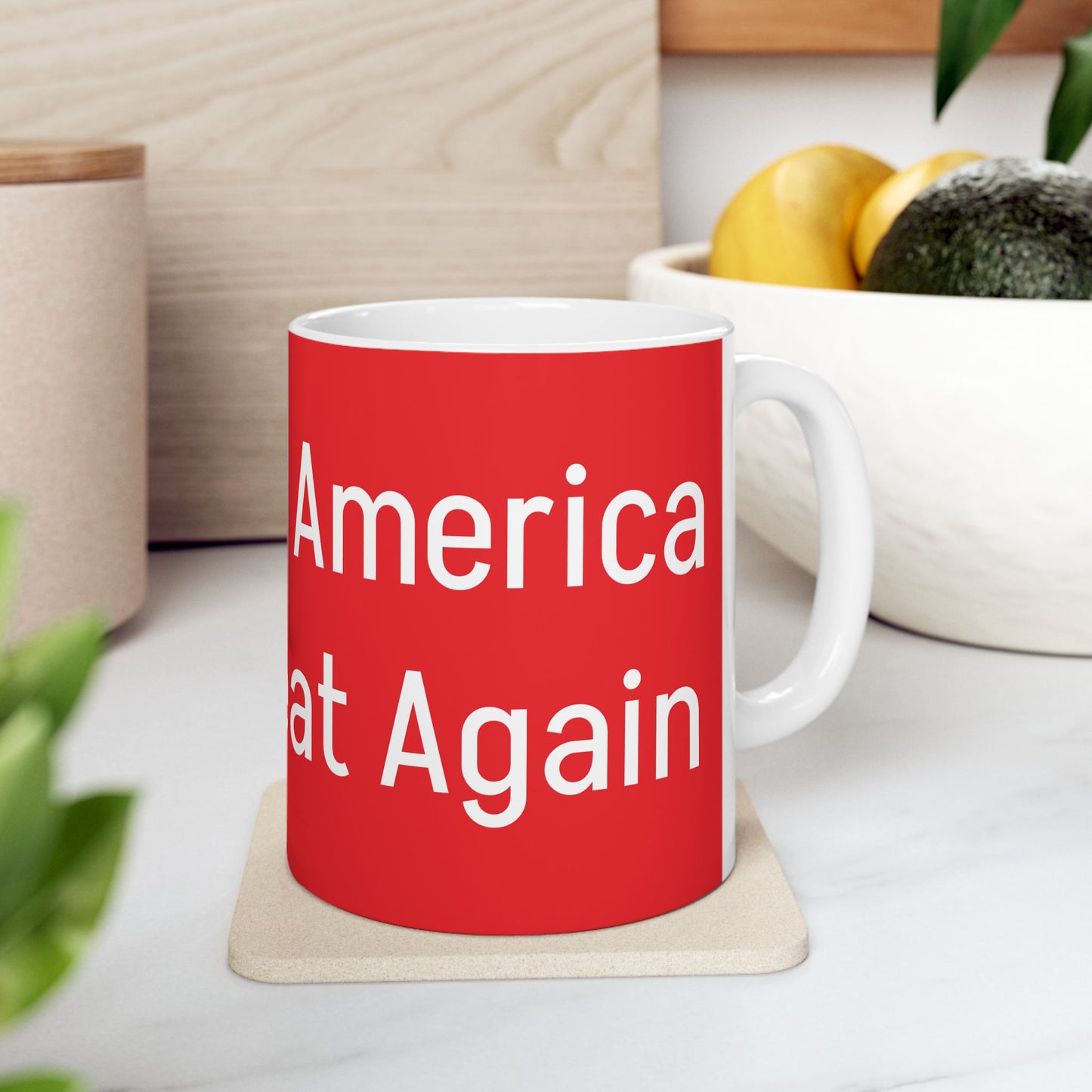 Patriotic Ceramic Mug - Make America Great Again Coffee Cup