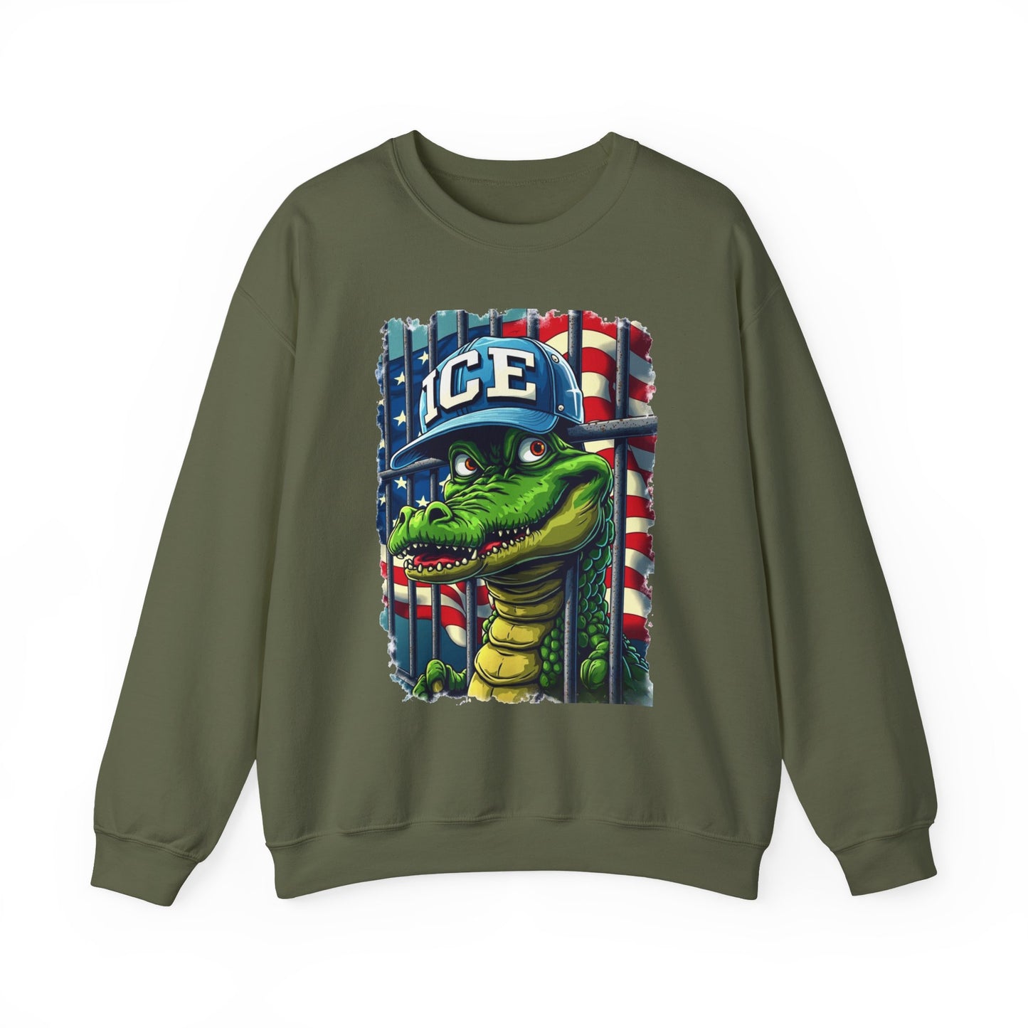 Cool Croc Sweatshirt, Unisex Pullover, Graphic Sweatshirt, Casual Wear, Gift for Friends