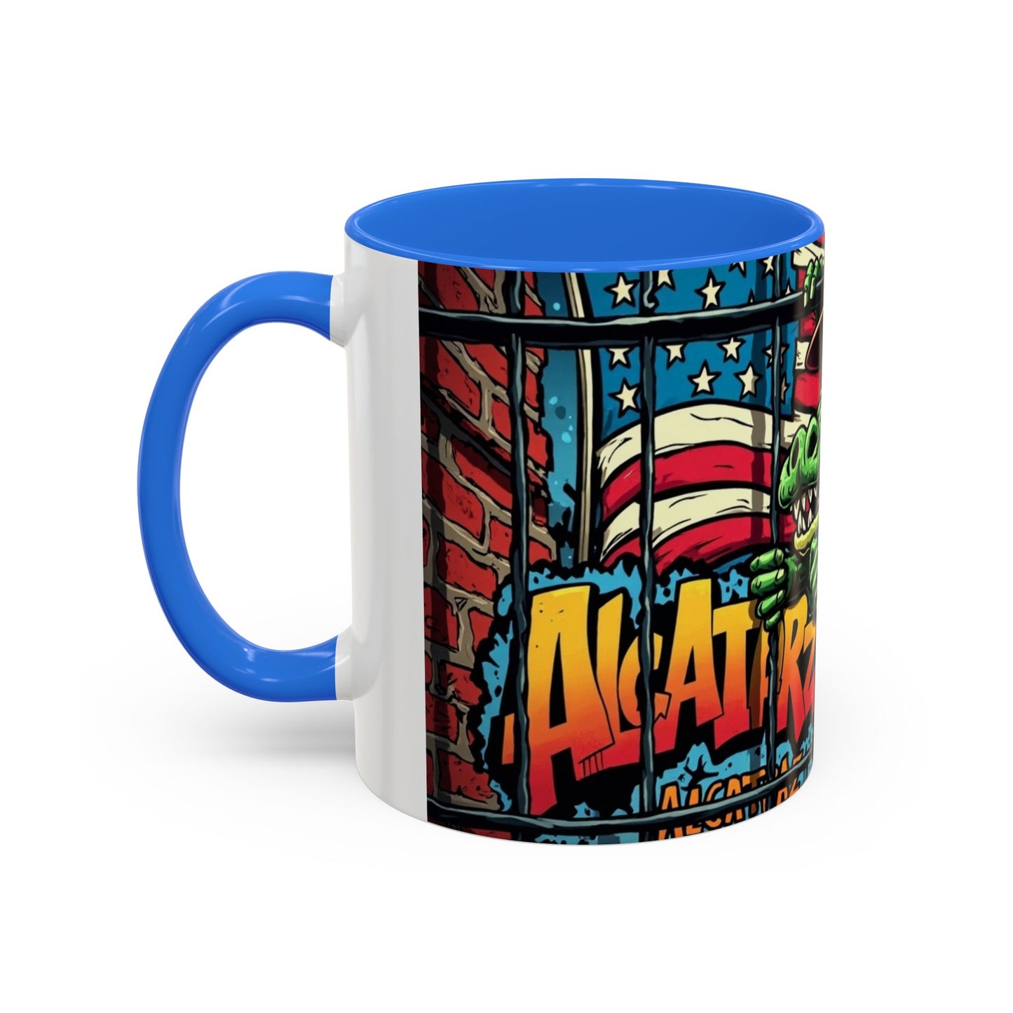 Colorful Graphic Mugs, Unique Coffee Mugs, Fun Mugs for Gifting, Artful Mugs for Collectors,