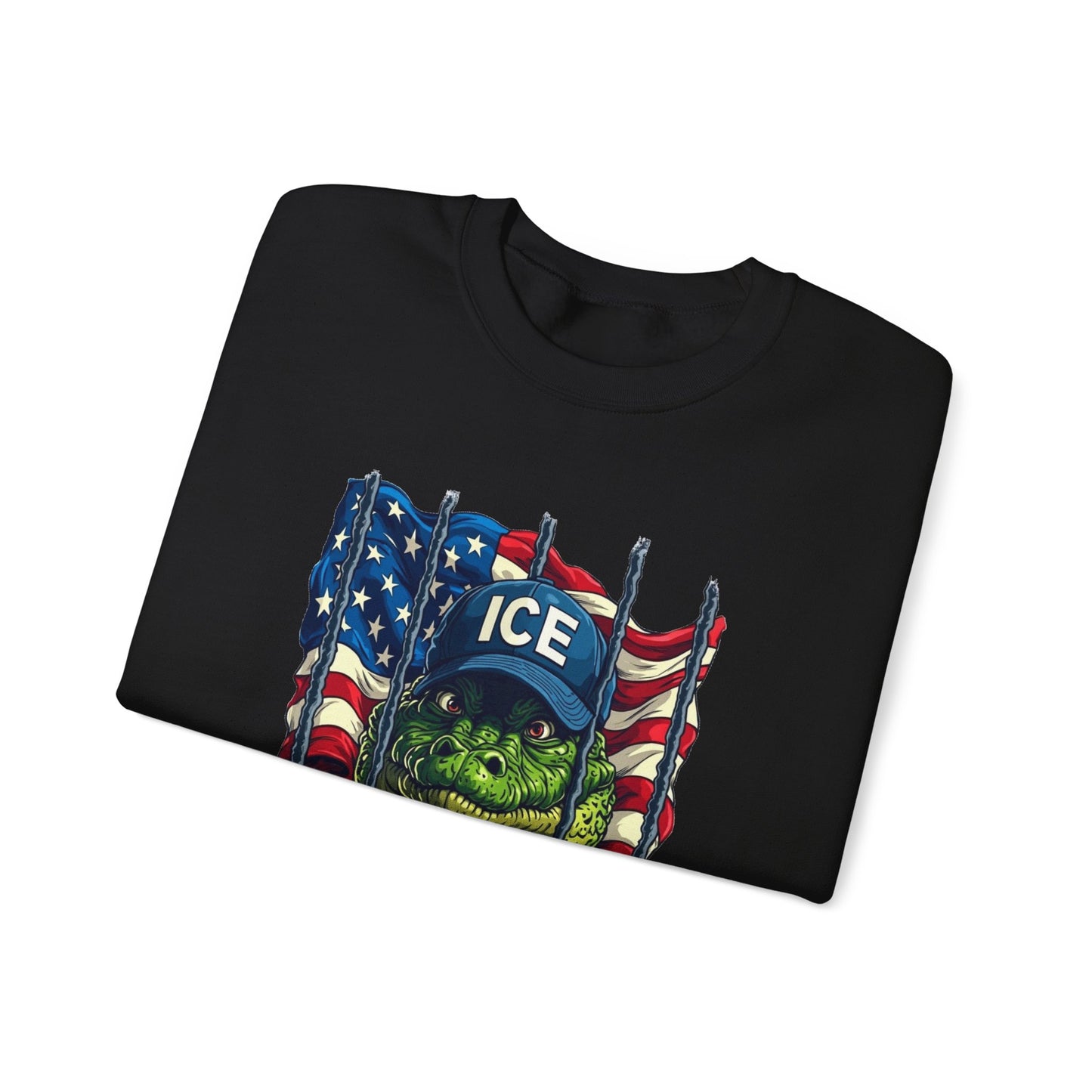 Patriotic Sweatshirt, Unisex Crewneck, Ice Supporter