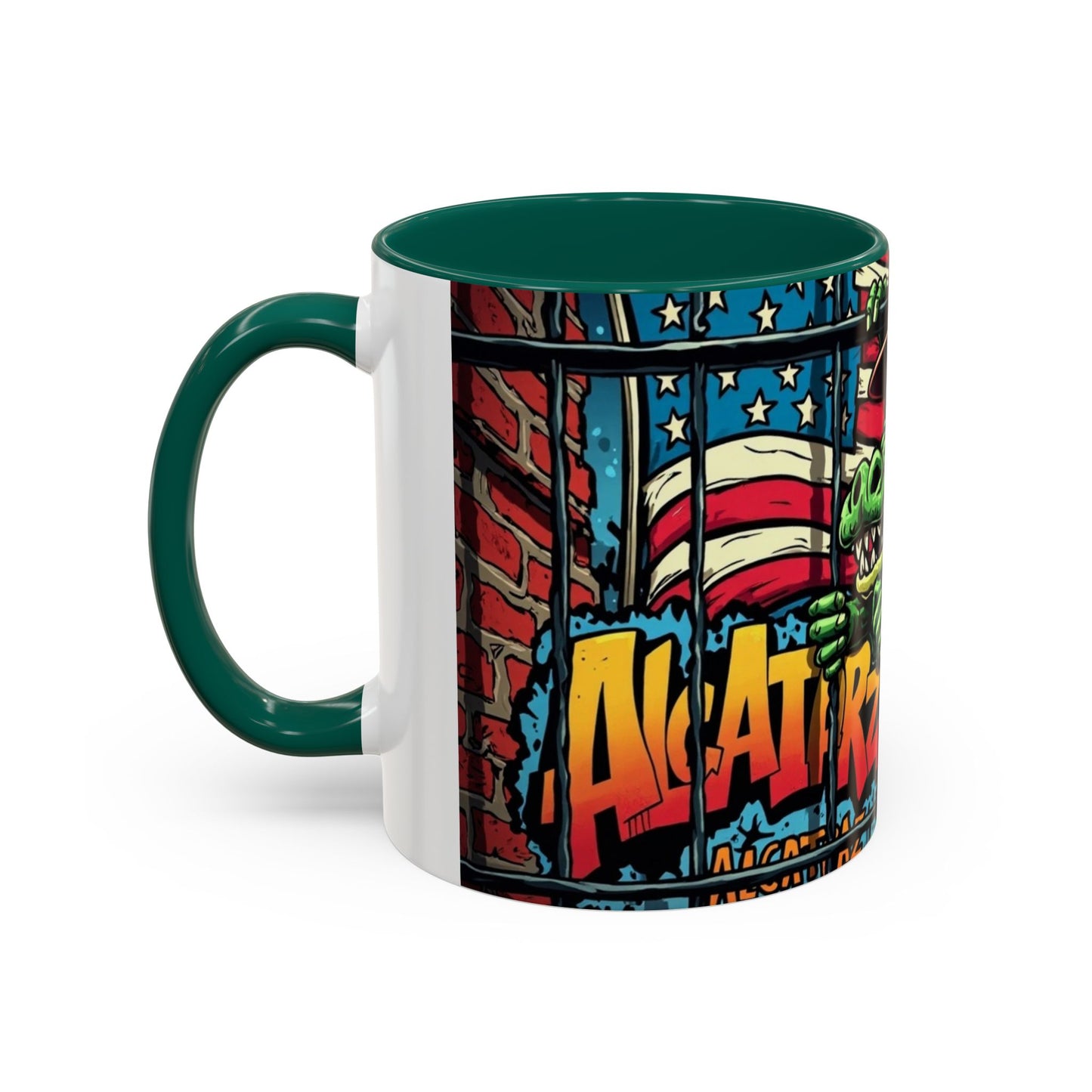 Colorful Graphic Mugs, Unique Coffee Mugs, Fun Mugs for Gifting, Artful Mugs for Collectors,
