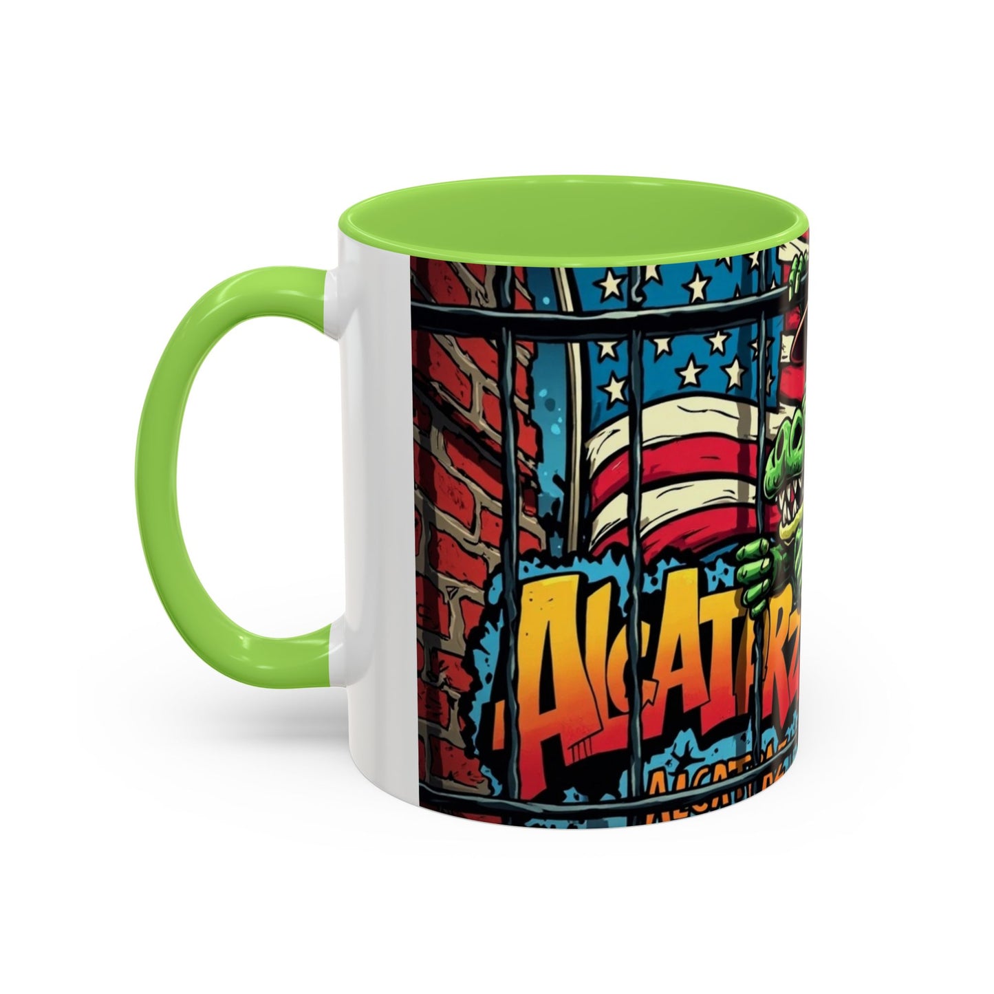 Colorful Graphic Mugs, Unique Coffee Mugs, Fun Mugs for Gifting, Artful Mugs for Collectors,