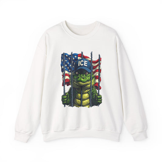 Patriotic Sweatshirt, Unisex Crewneck, Ice Supporter
