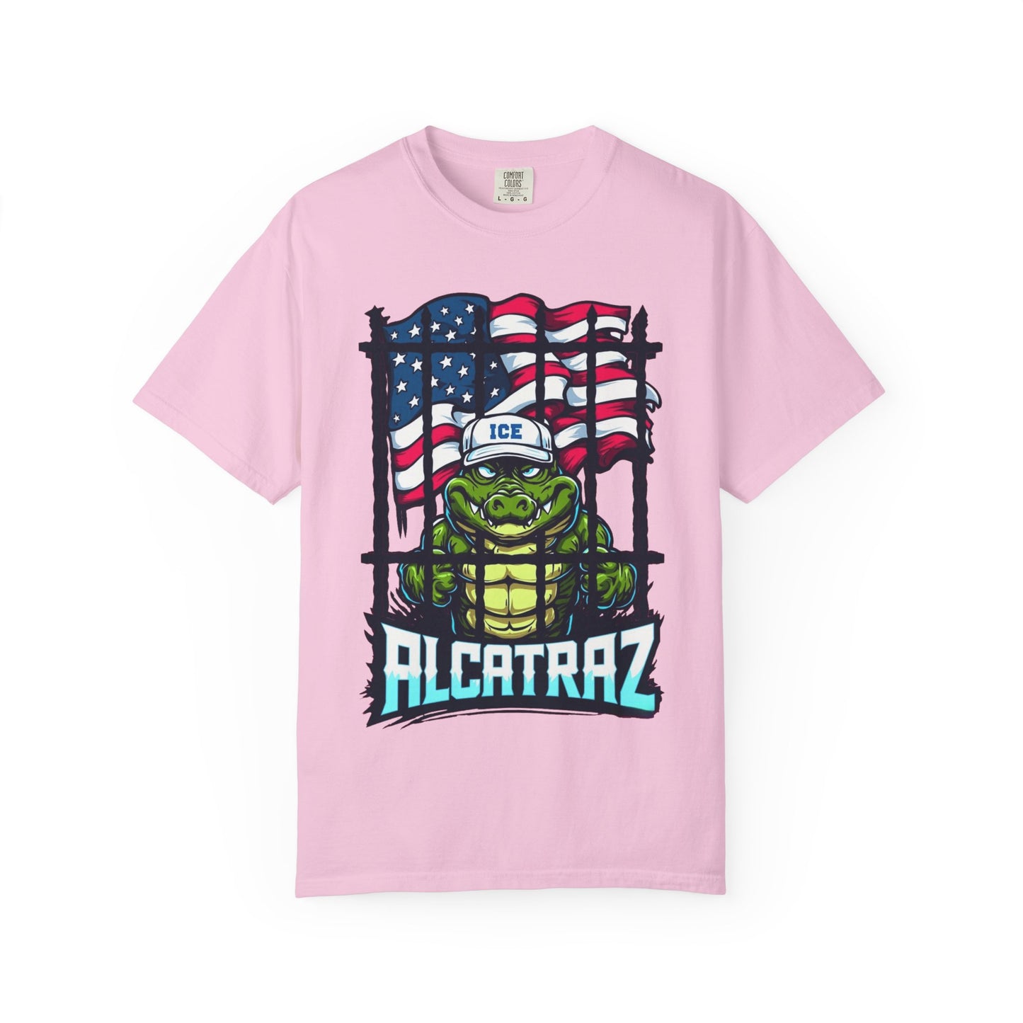 Alcatraz Tee, Unisex Casual Shirt, Fun Summer Top, Gift for Kids, Ice-Themed Apparel, Fun Unique Design