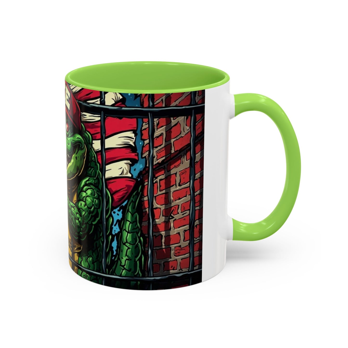 Colorful Graphic Mugs, Unique Coffee Mugs, Fun Mugs for Gifting, Artful Mugs for Collectors,