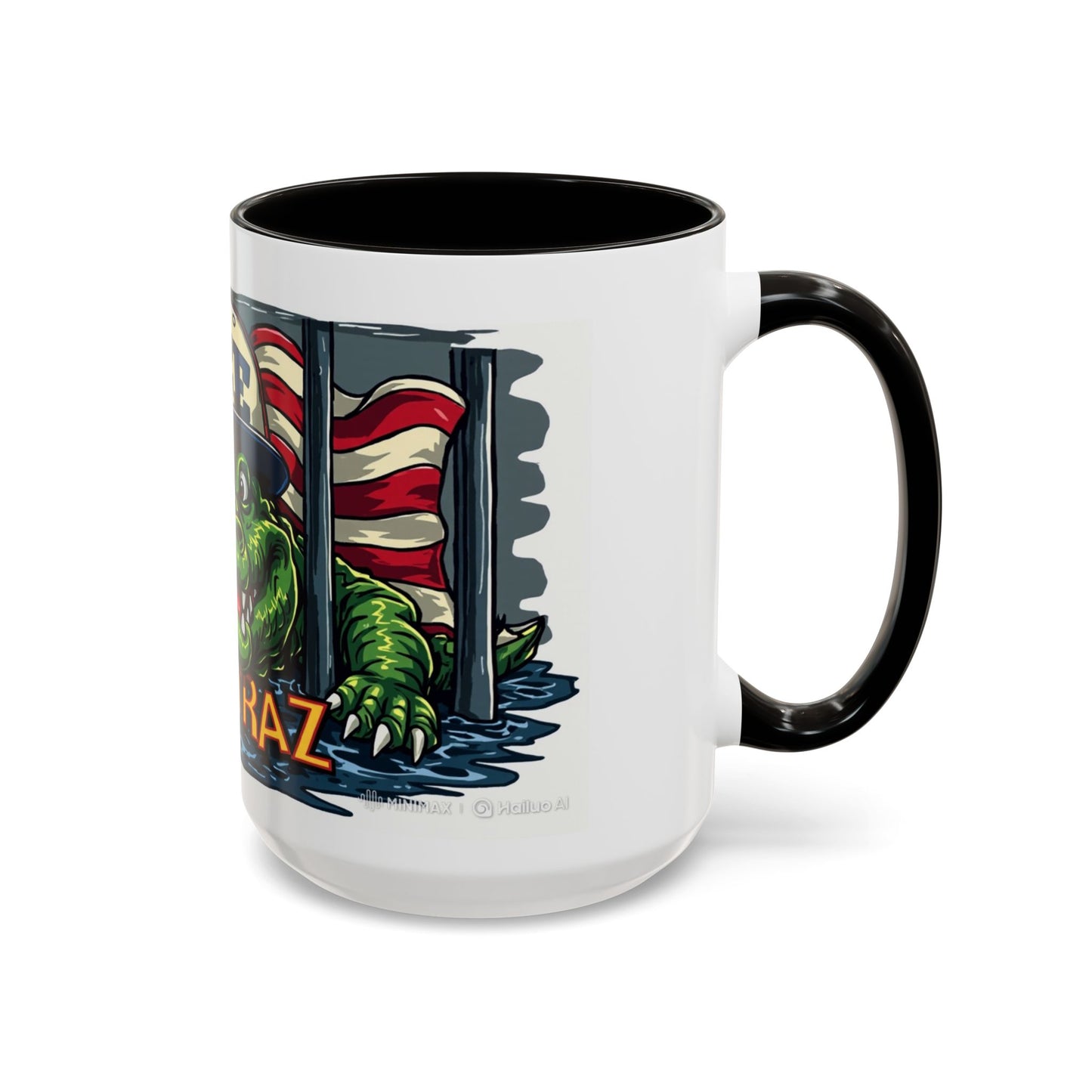 Colorful Alcatraz Croc Mug | Fun Drinkware for Beach Lovers, Unique Gift for Friends, Coffee Cup, Travel Mug, Summer Vibes