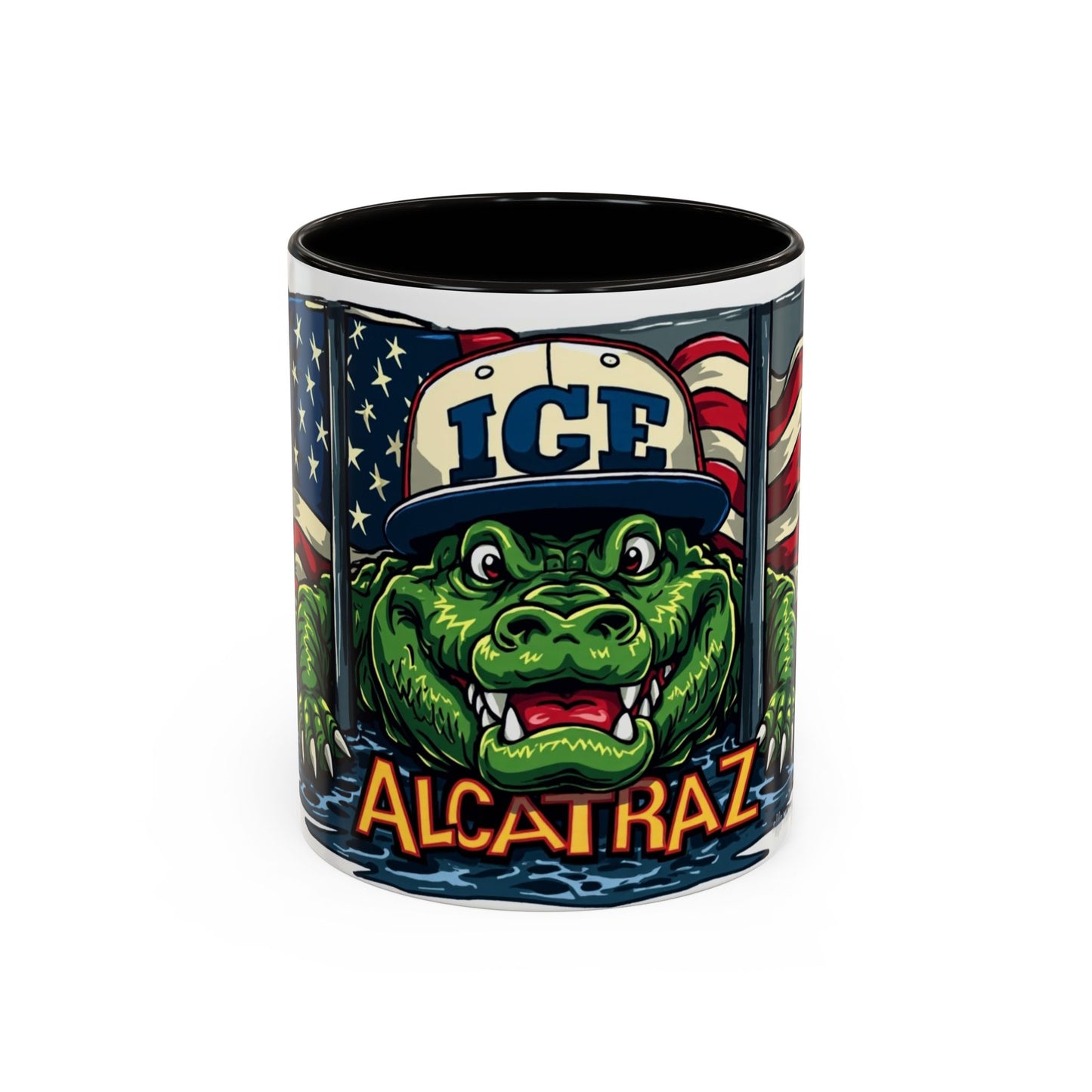 Colorful Alcatraz Croc Mug | Fun Drinkware for Beach Lovers, Unique Gift for Friends, Coffee Cup, Travel Mug, Summer Vibes