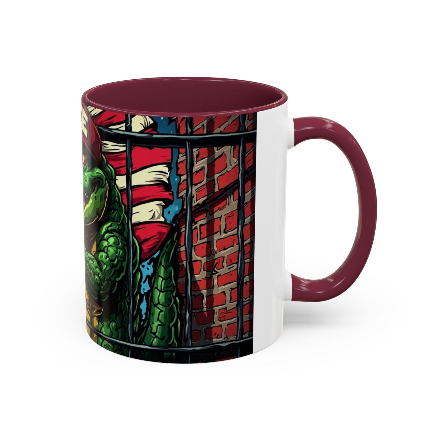 Colorful Graphic Mugs, Unique Coffee Mugs, Fun Mugs for Gifting, Artful Mugs for Collectors,