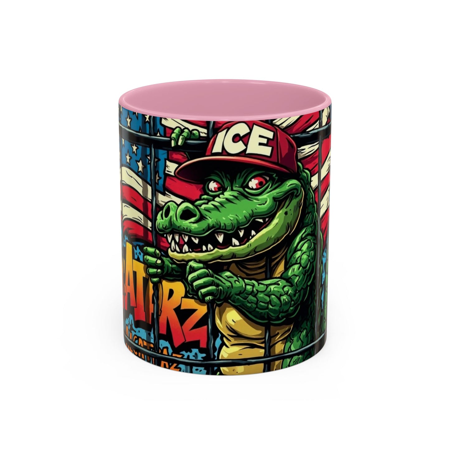 Colorful Graphic Mugs, Unique Coffee Mugs, Fun Mugs for Gifting, Artful Mugs for Collectors,